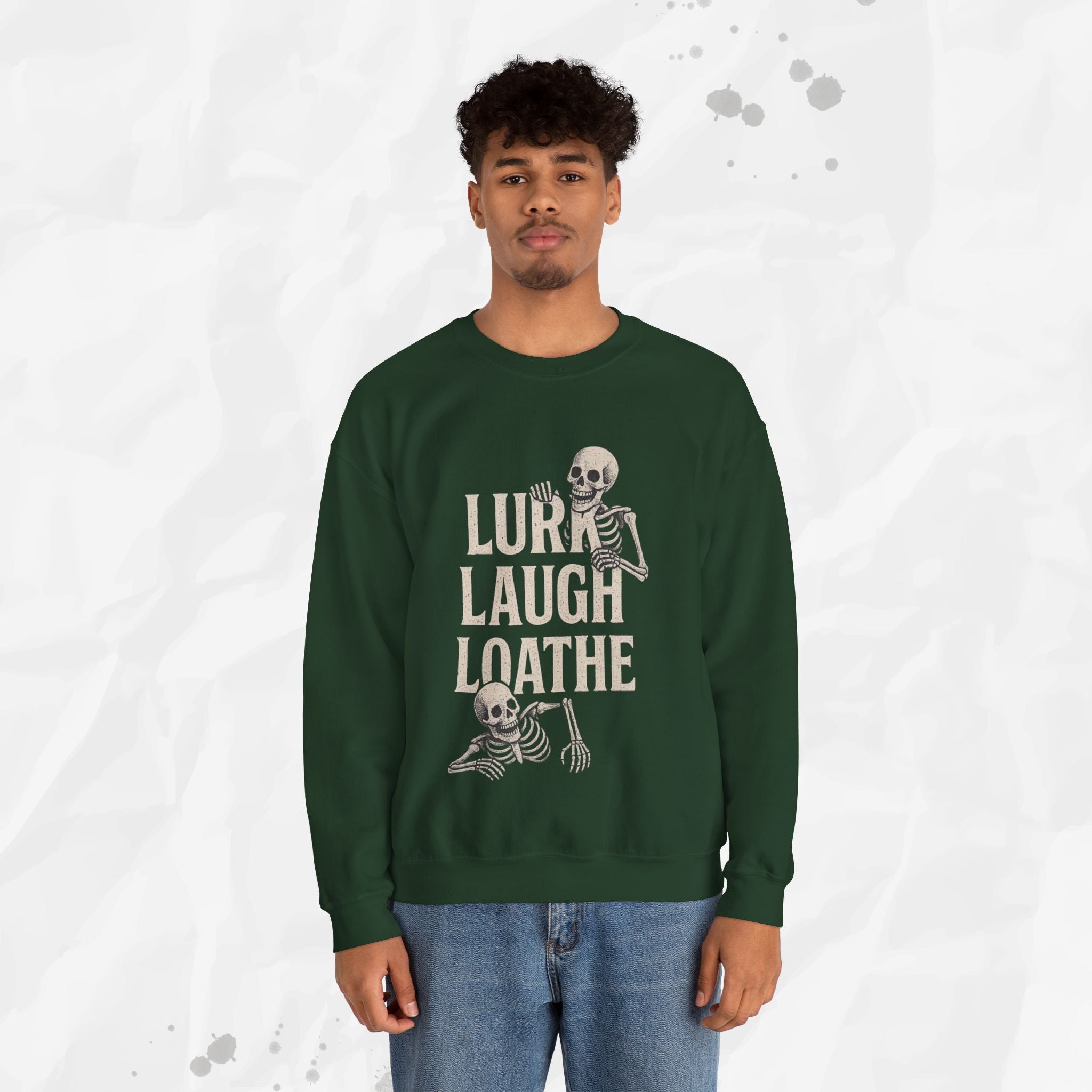 Lurk Laugh Loathe - Crewneck Sweatshirt