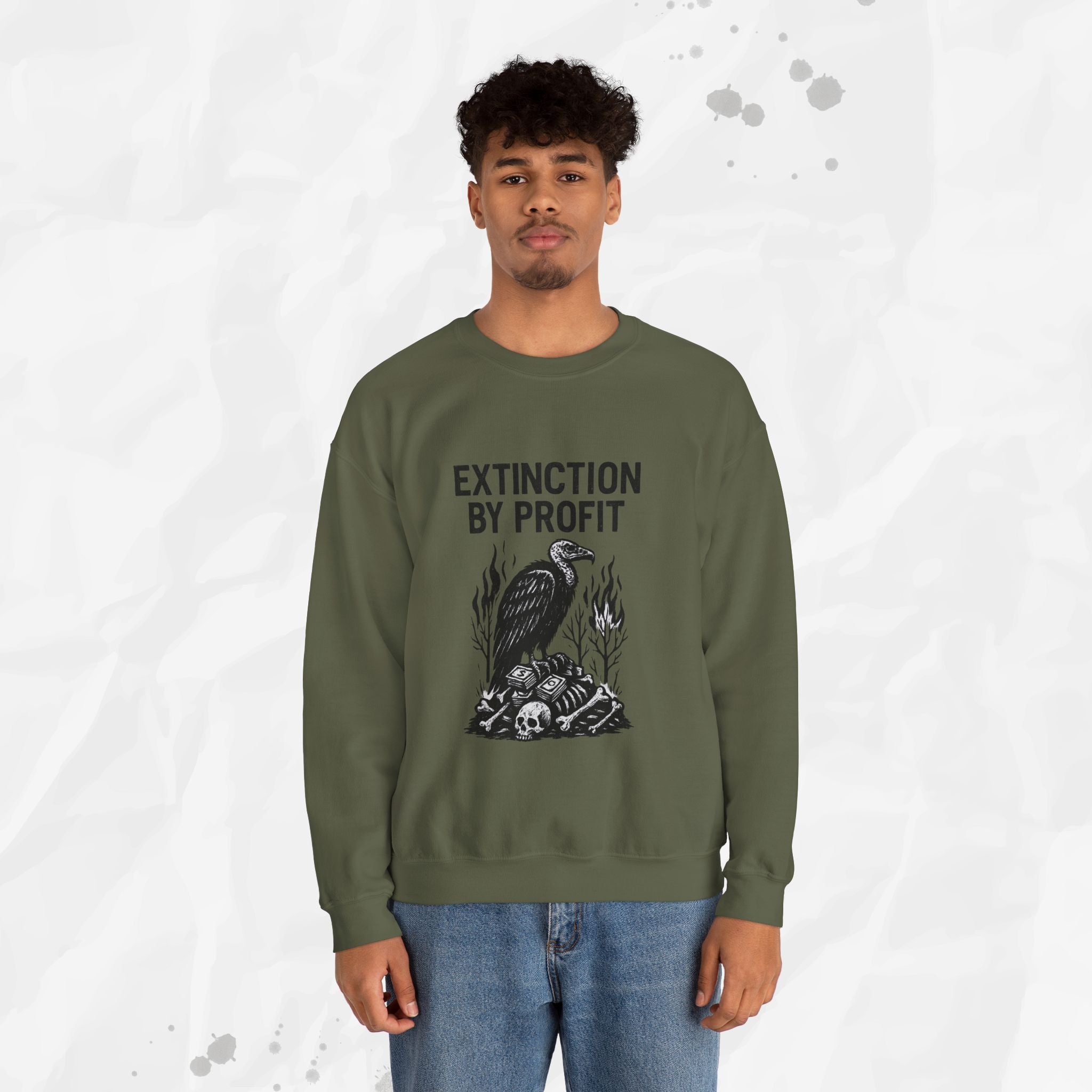 Extinction by Profit - Crewneck Sweatshirt