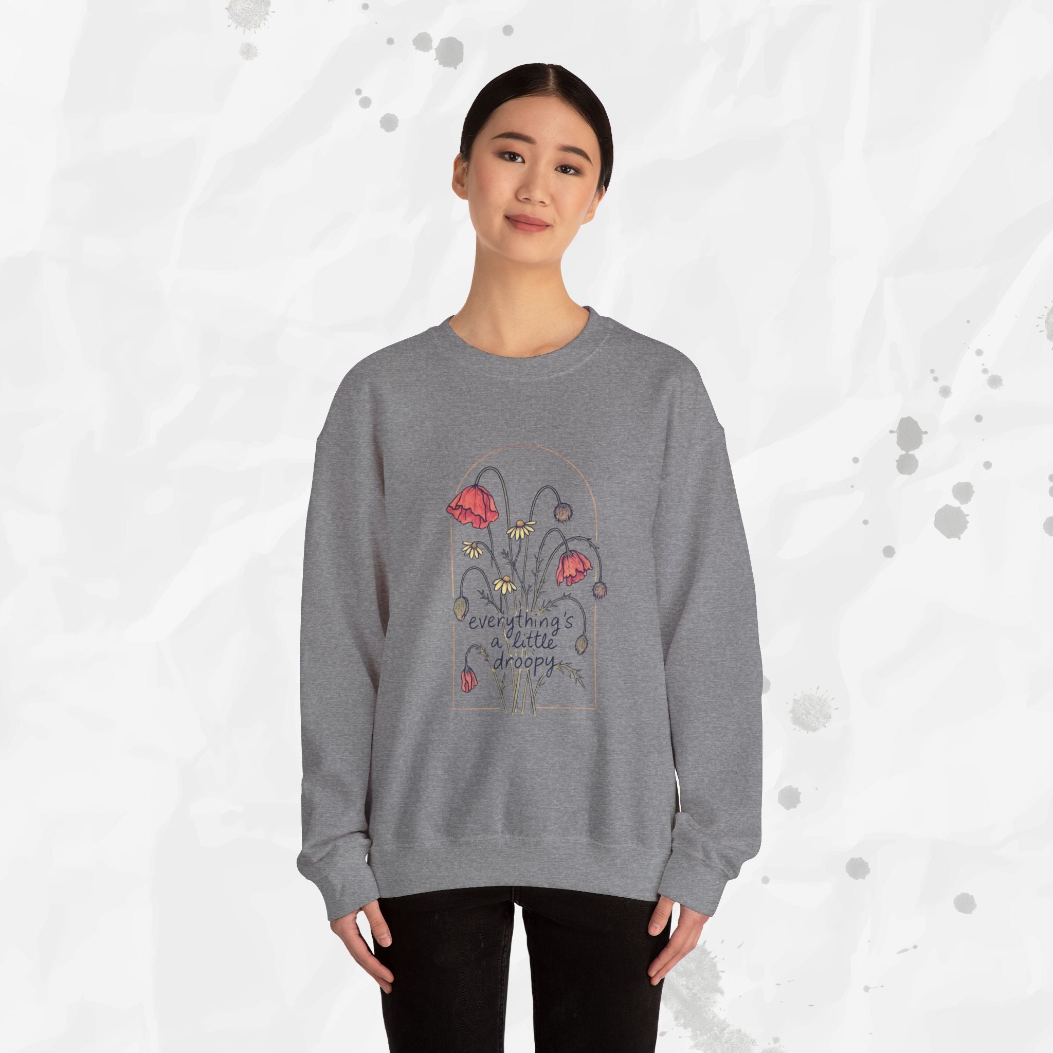 Everythings a Little Droopy - Crewneck Sweatshirt