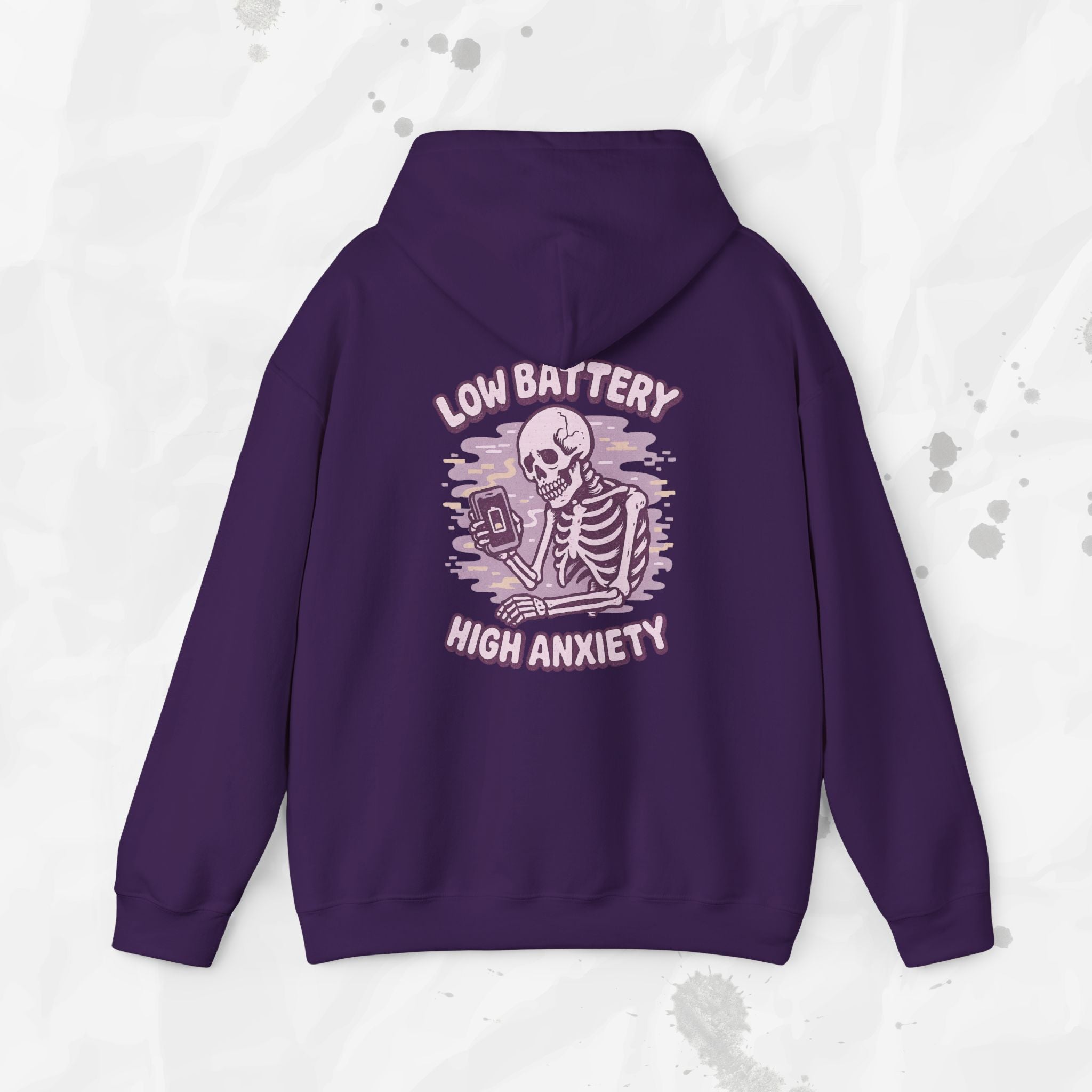 Low Battery, High Anxiety - Hoodie