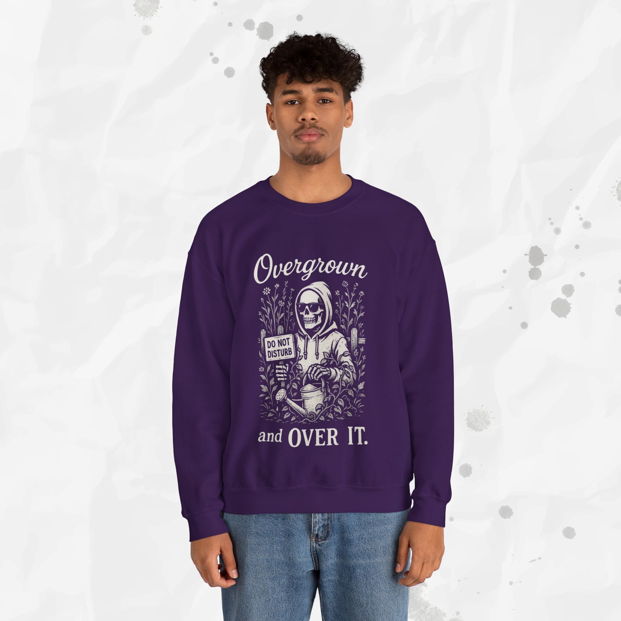 Overgrown and Over It - Crewneck Sweatshirt