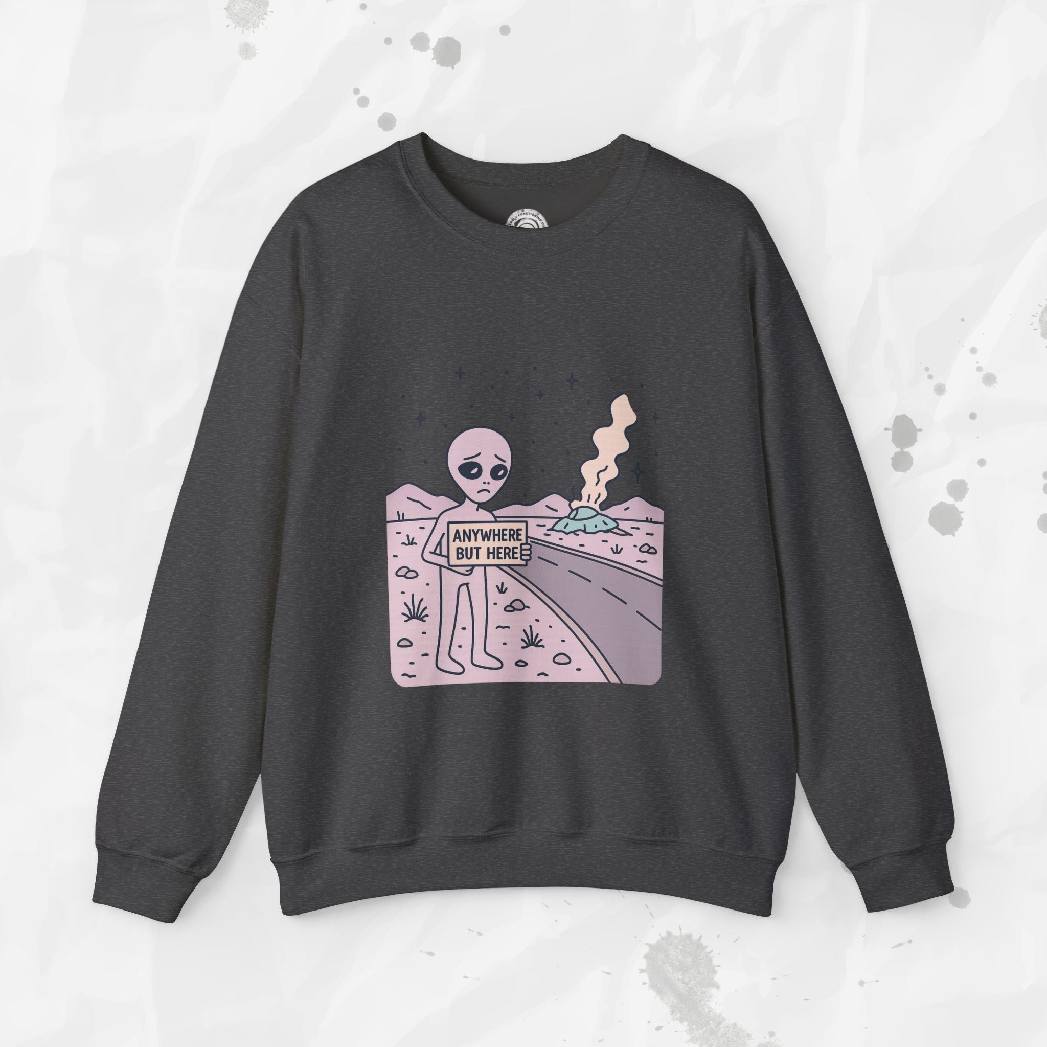 Anywhere But Here - Crewneck Sweatshirt