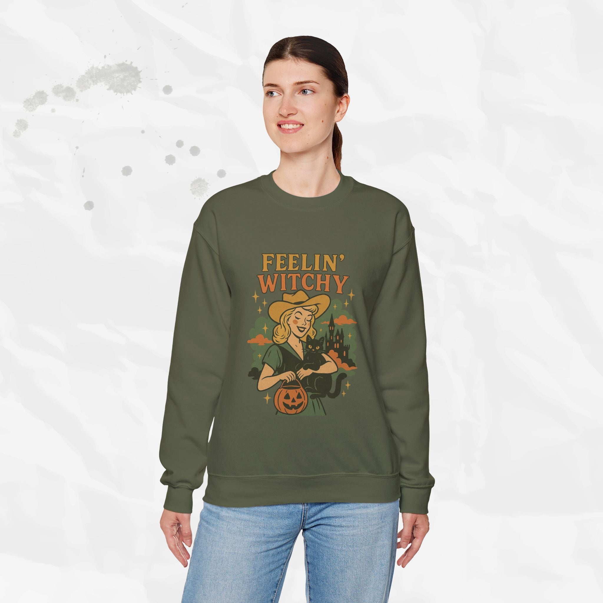 Feelin' Witchy - Crewneck Sweatshirt