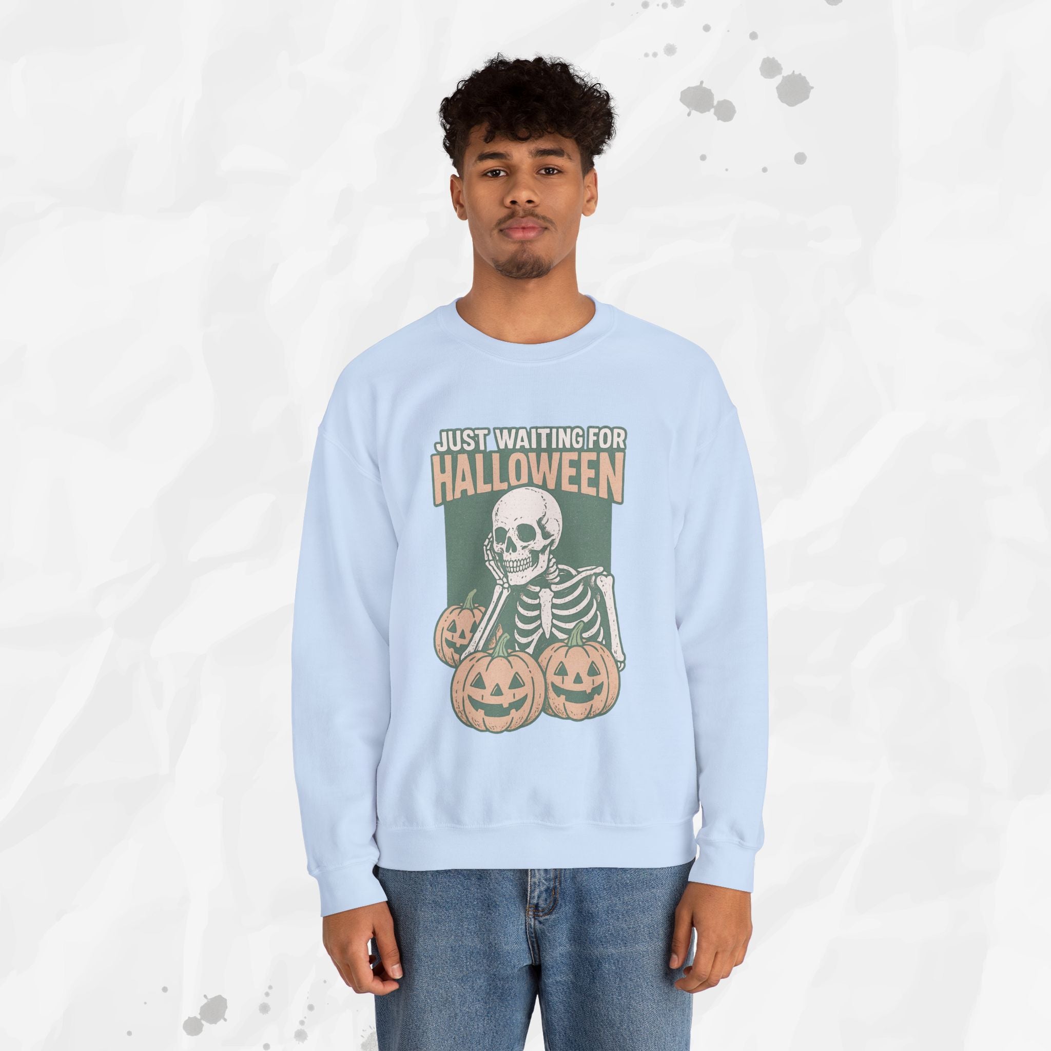 Just Waiting For Halloween - Crewneck Sweatshirt