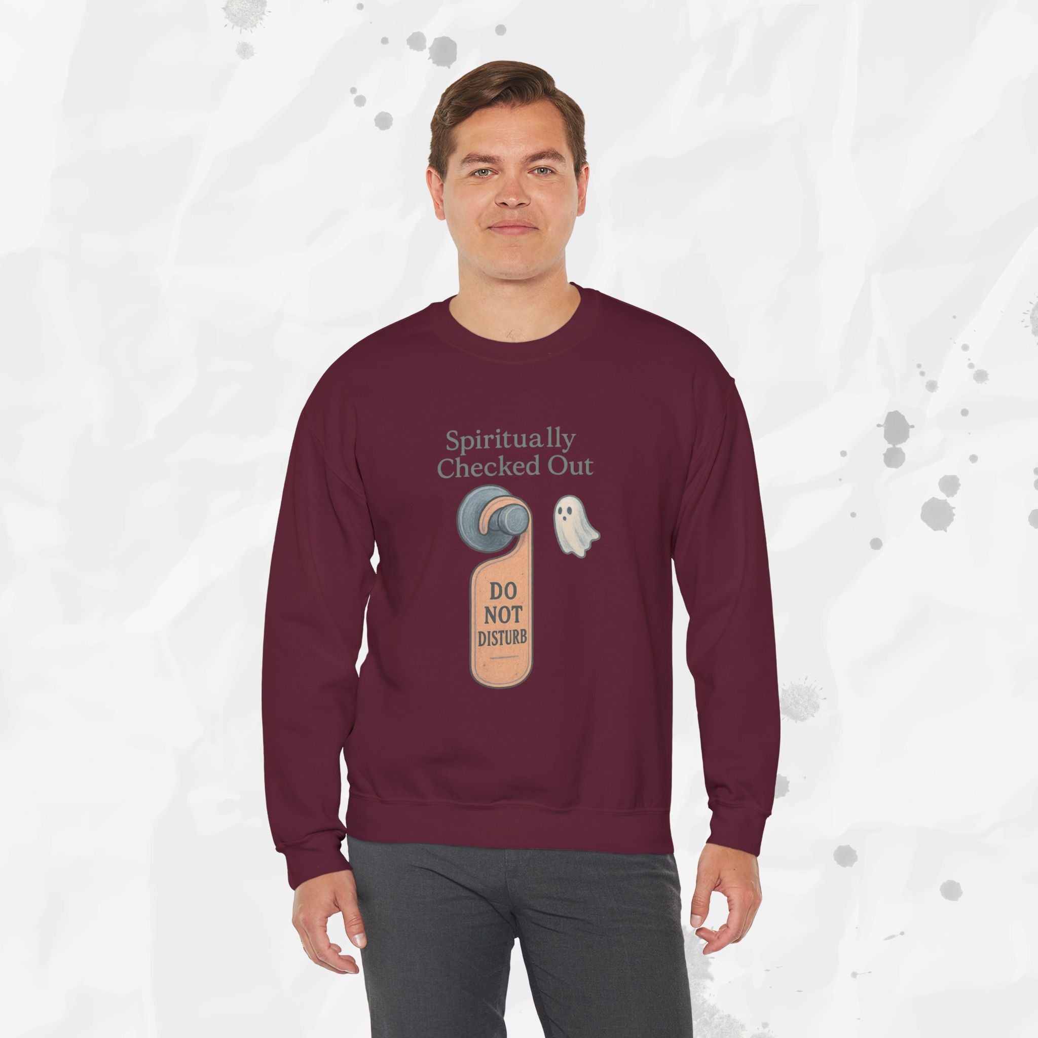 Spiritually Checked Out - Crewneck Sweatshirt