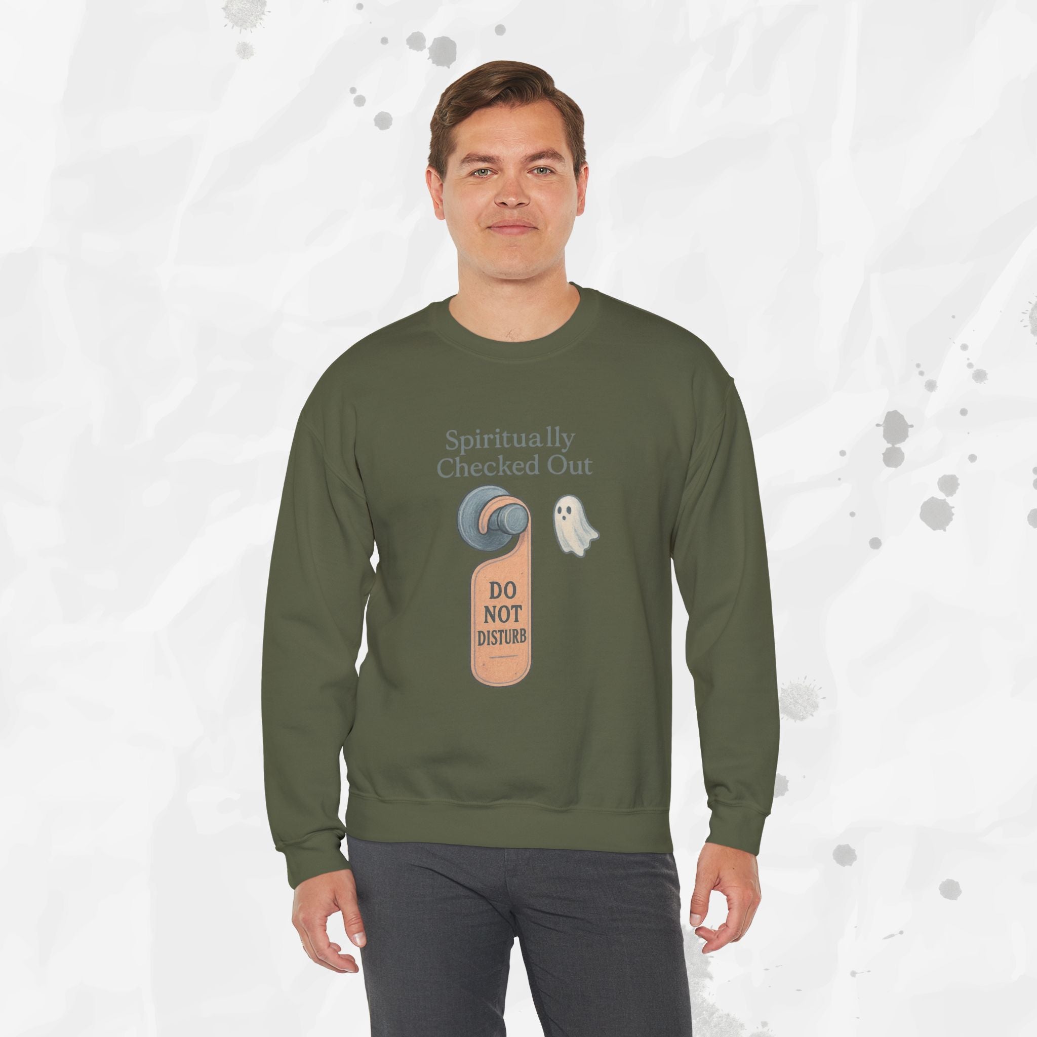 Spiritually Checked Out - Crewneck Sweatshirt