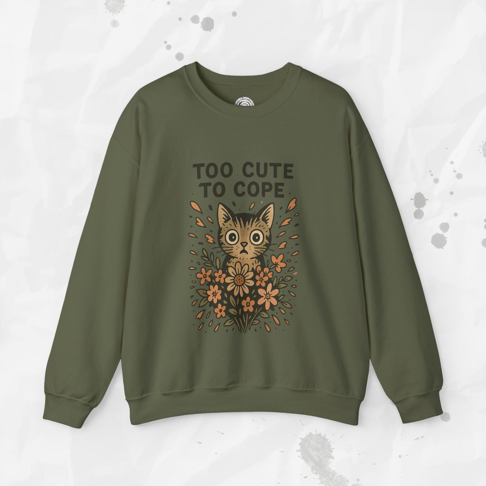 Too Cute to Cope - Crewneck Sweatshirt