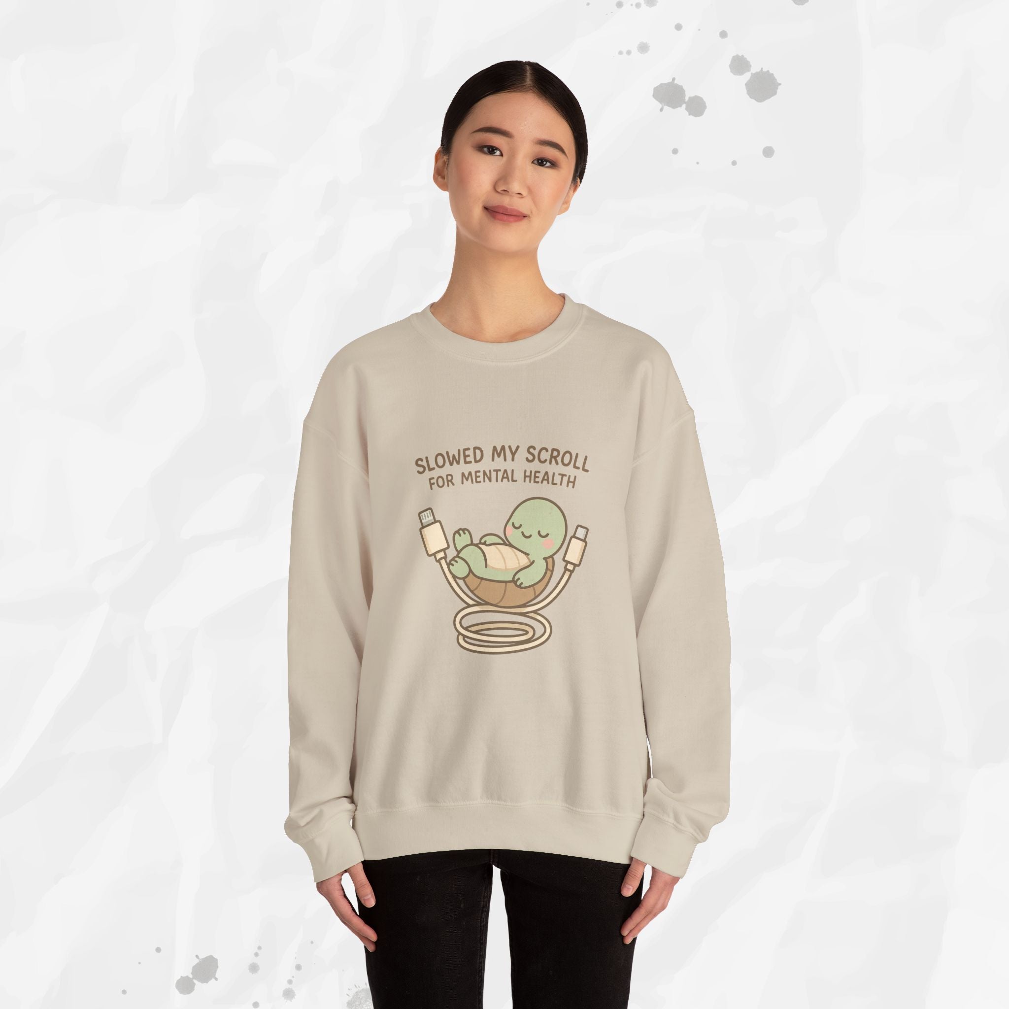 Slowed My Scroll - Crewneck Sweatshirt