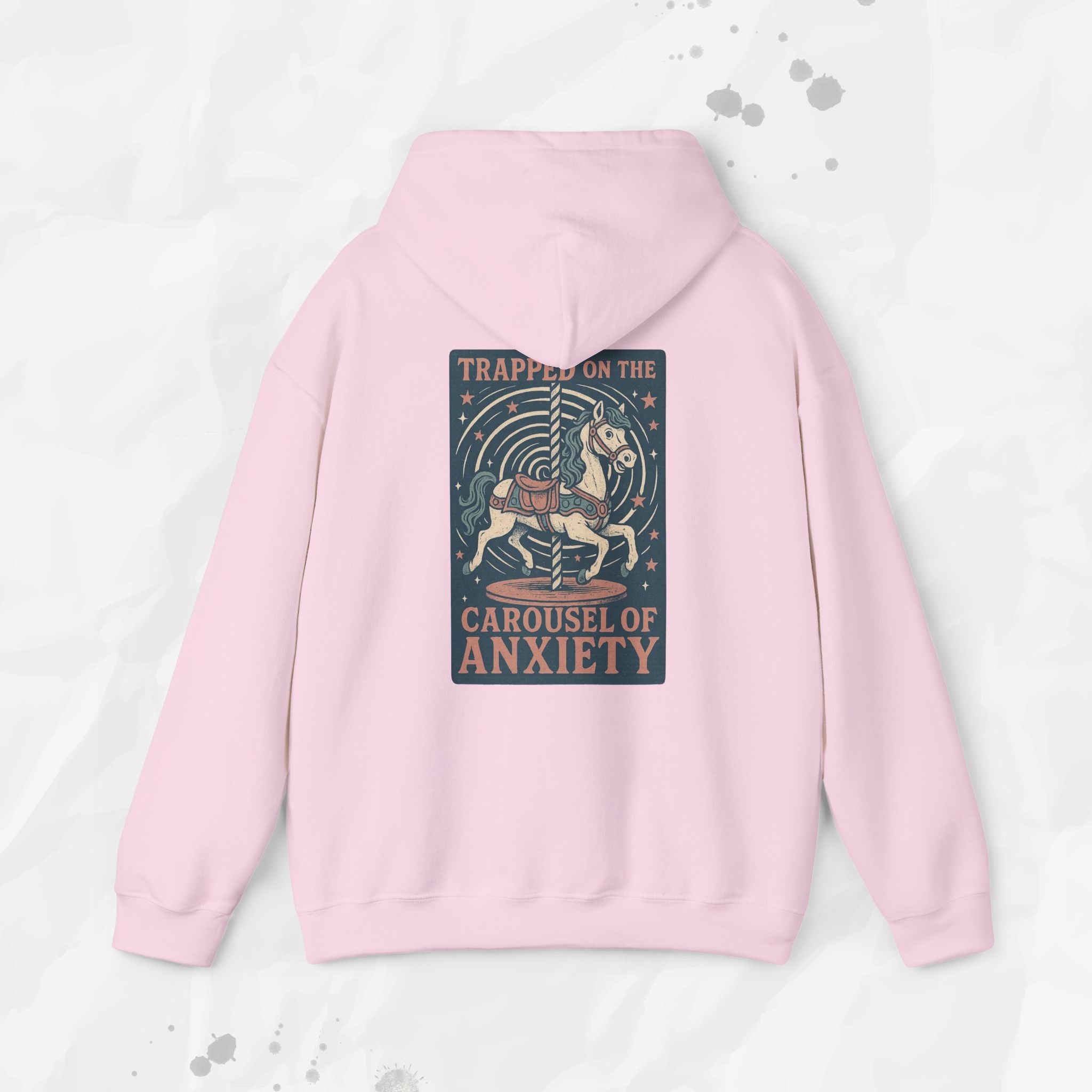 Trapped on the Carousel of Anxiety - Hoodie