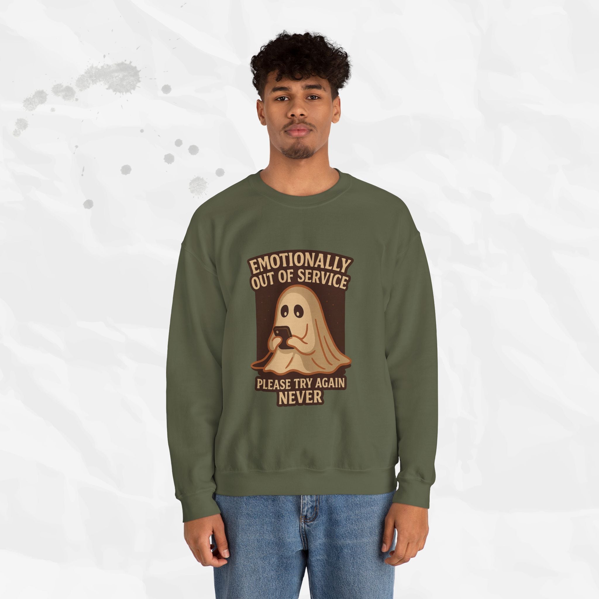 Emotionally Out of Service – Crewneck Sweatshirt