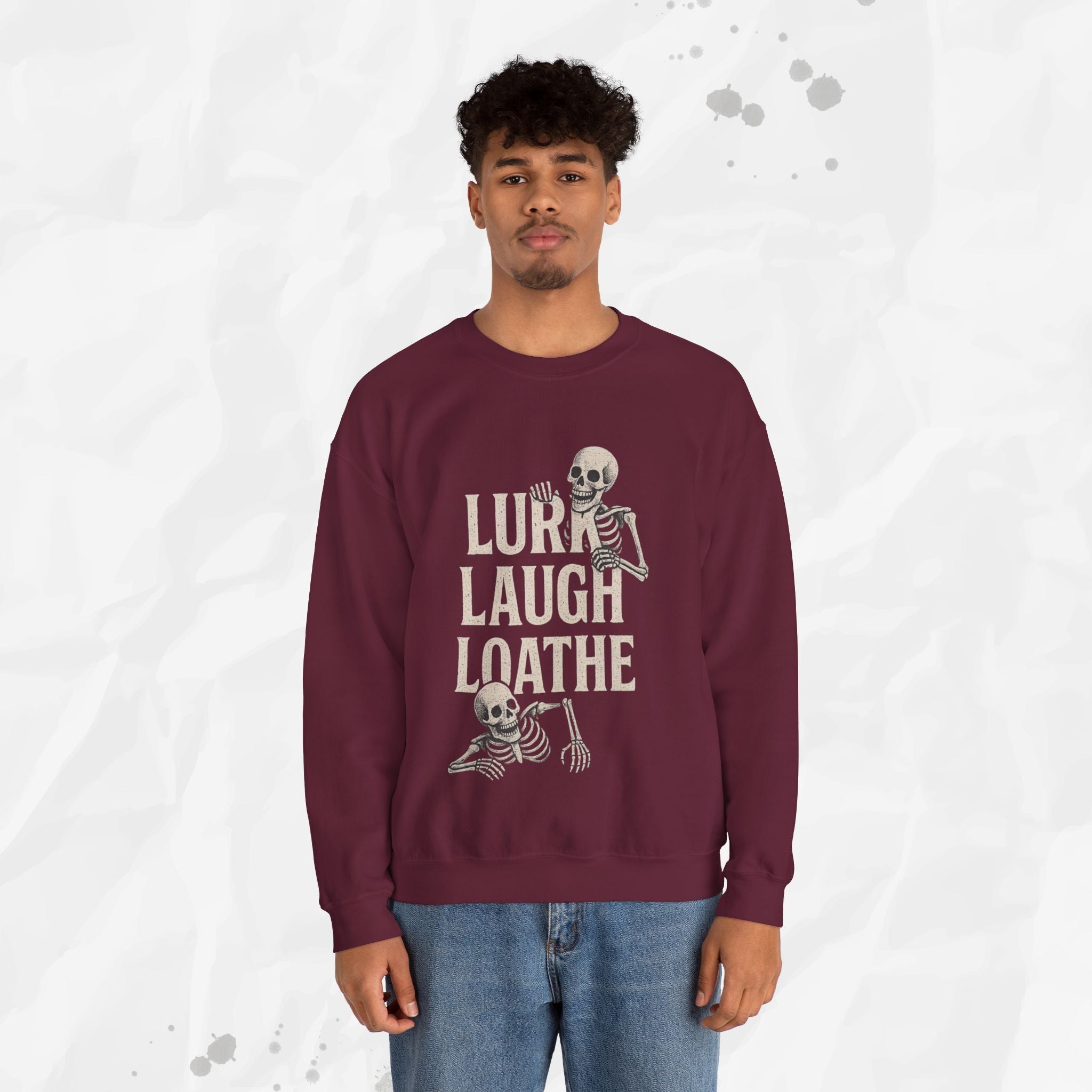 Lurk Laugh Loathe - Crewneck Sweatshirt