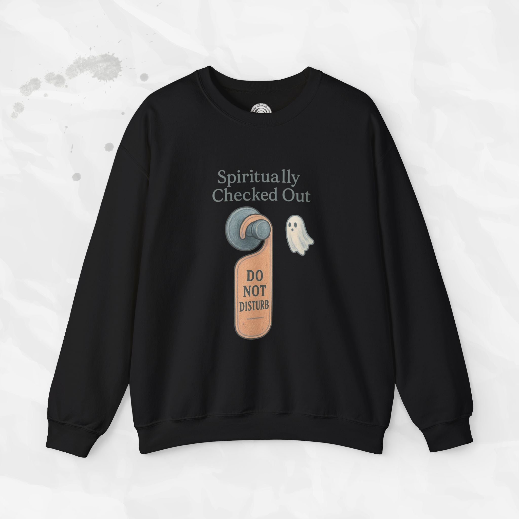 Spiritually Checked Out - Crewneck Sweatshirt