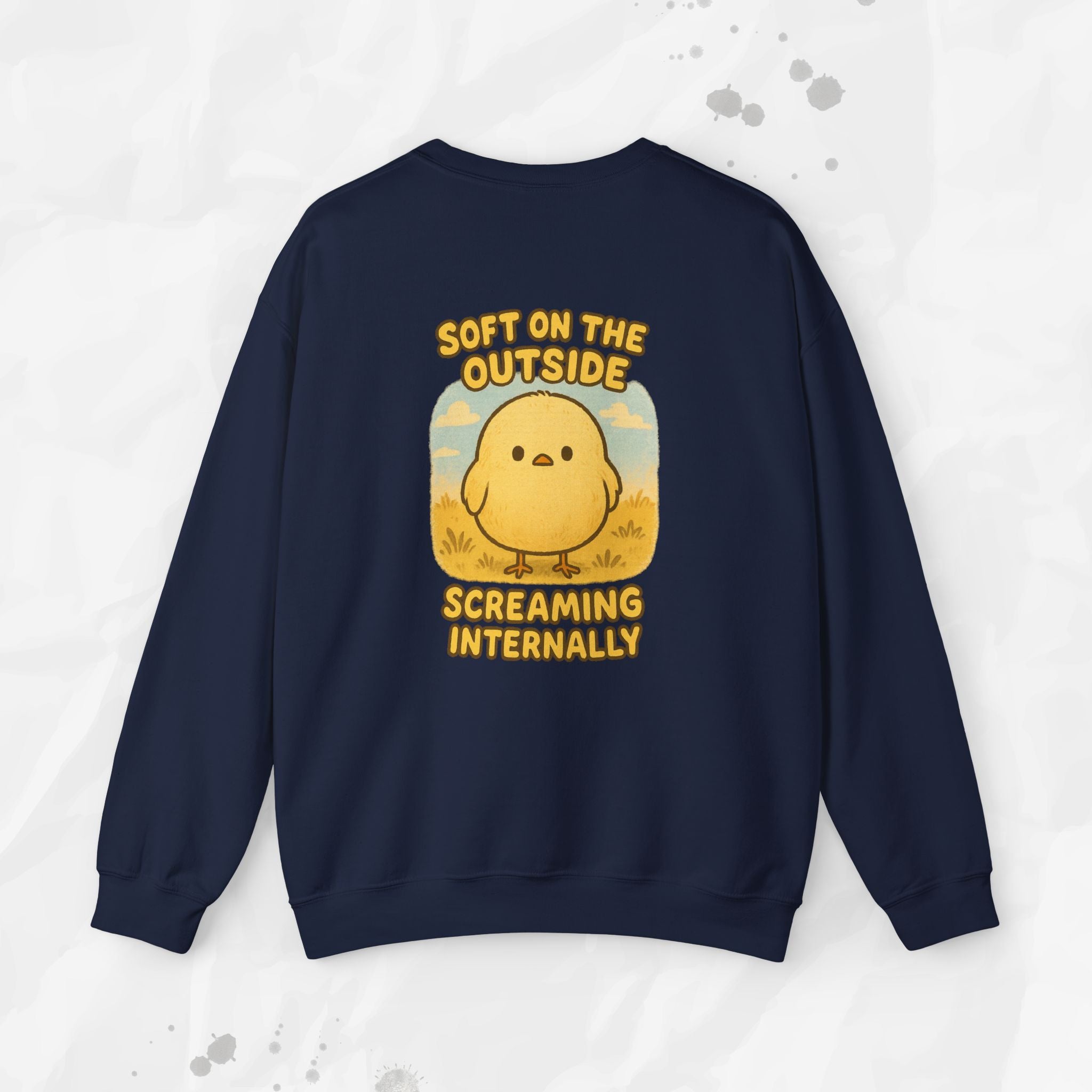 Soft on the Outside Screaming Internally - Crewneck Sweatshirt