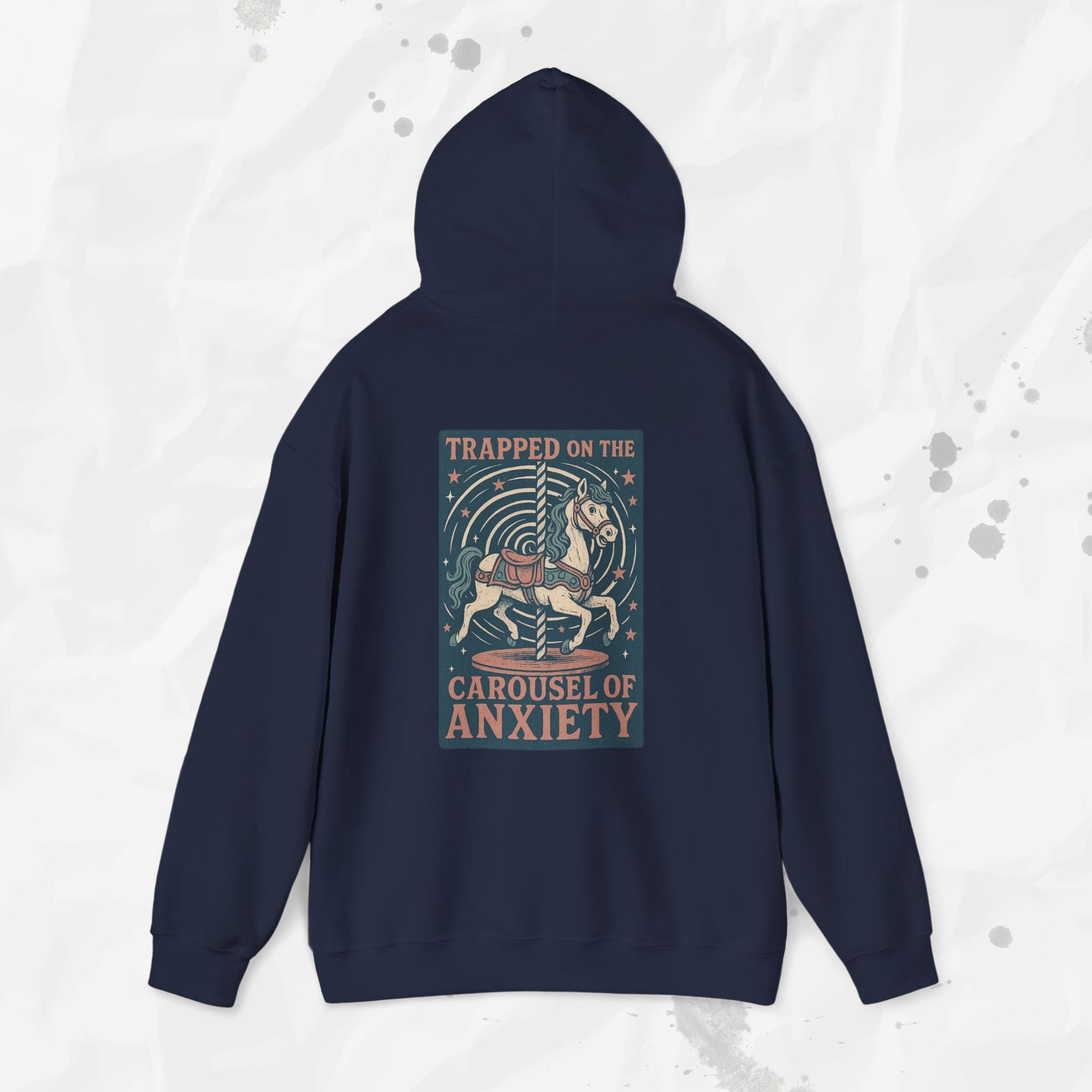 Trapped on the Carousel of Anxiety - Hoodie