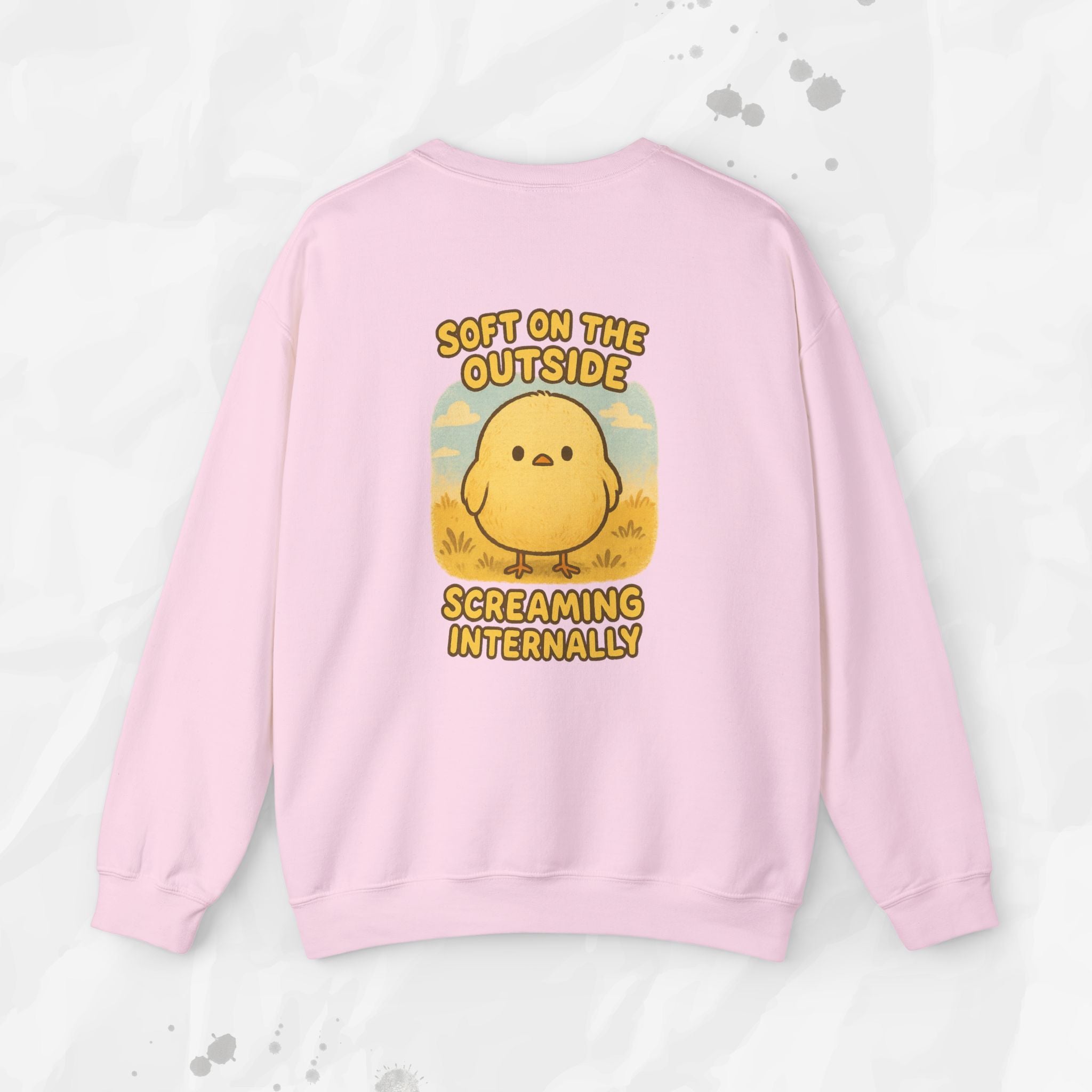 Soft on the Outside Screaming Internally - Crewneck Sweatshirt