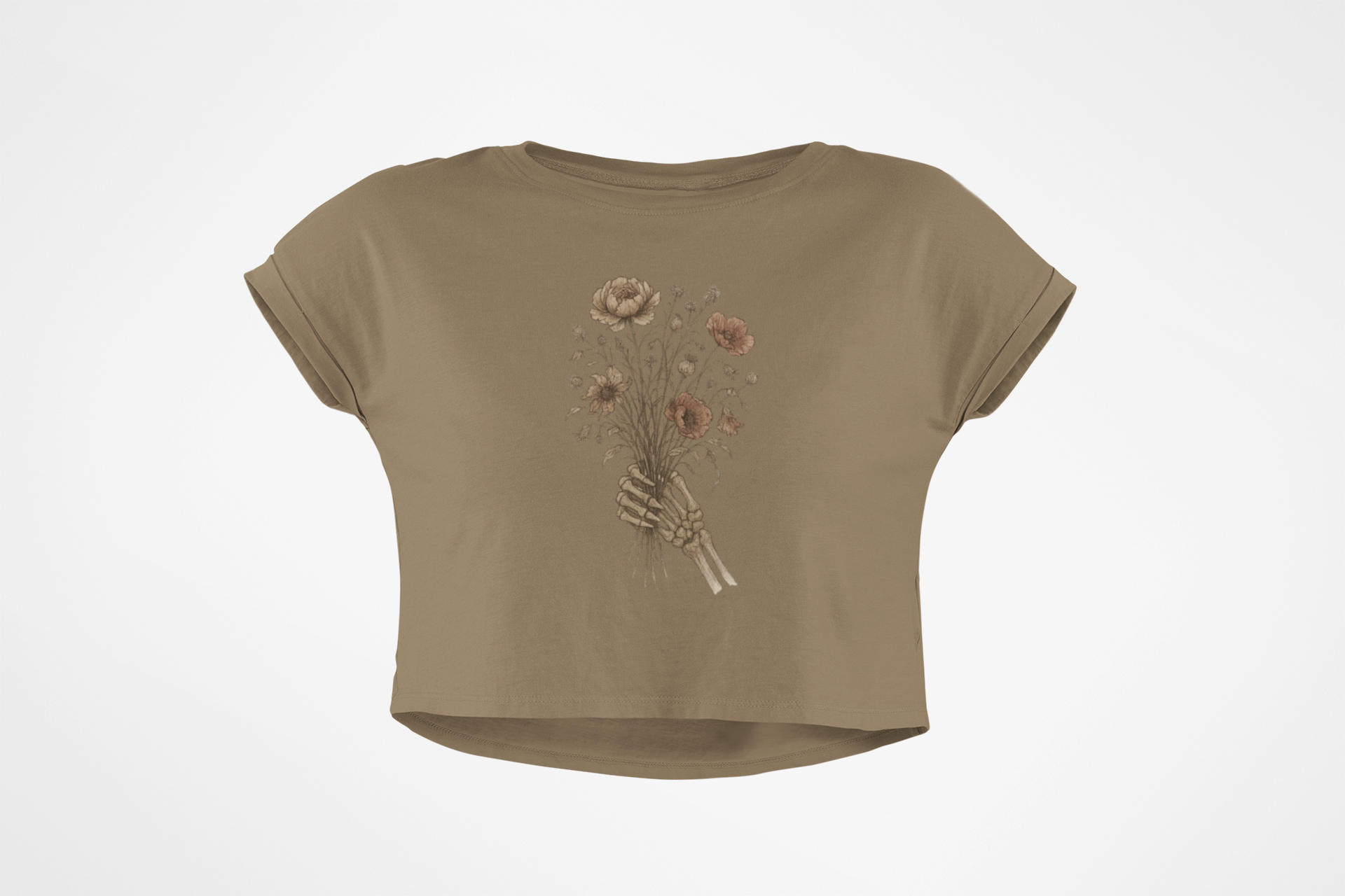 Skeleton Bouquet - Crop Top
