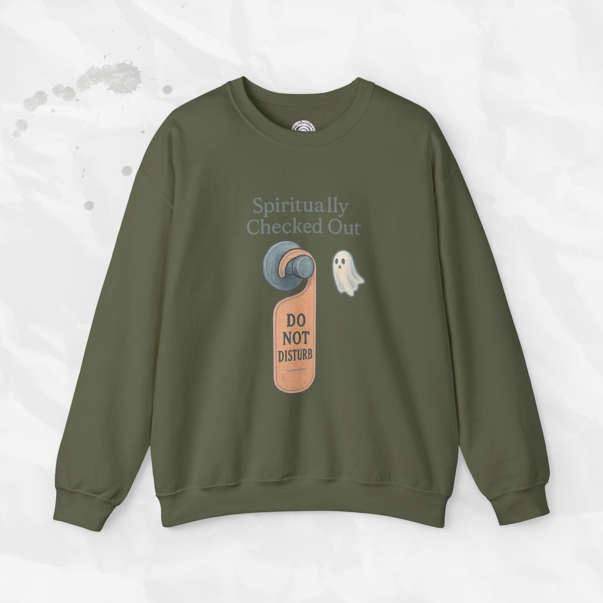 Spiritually Checked Out - Crewneck Sweatshirt