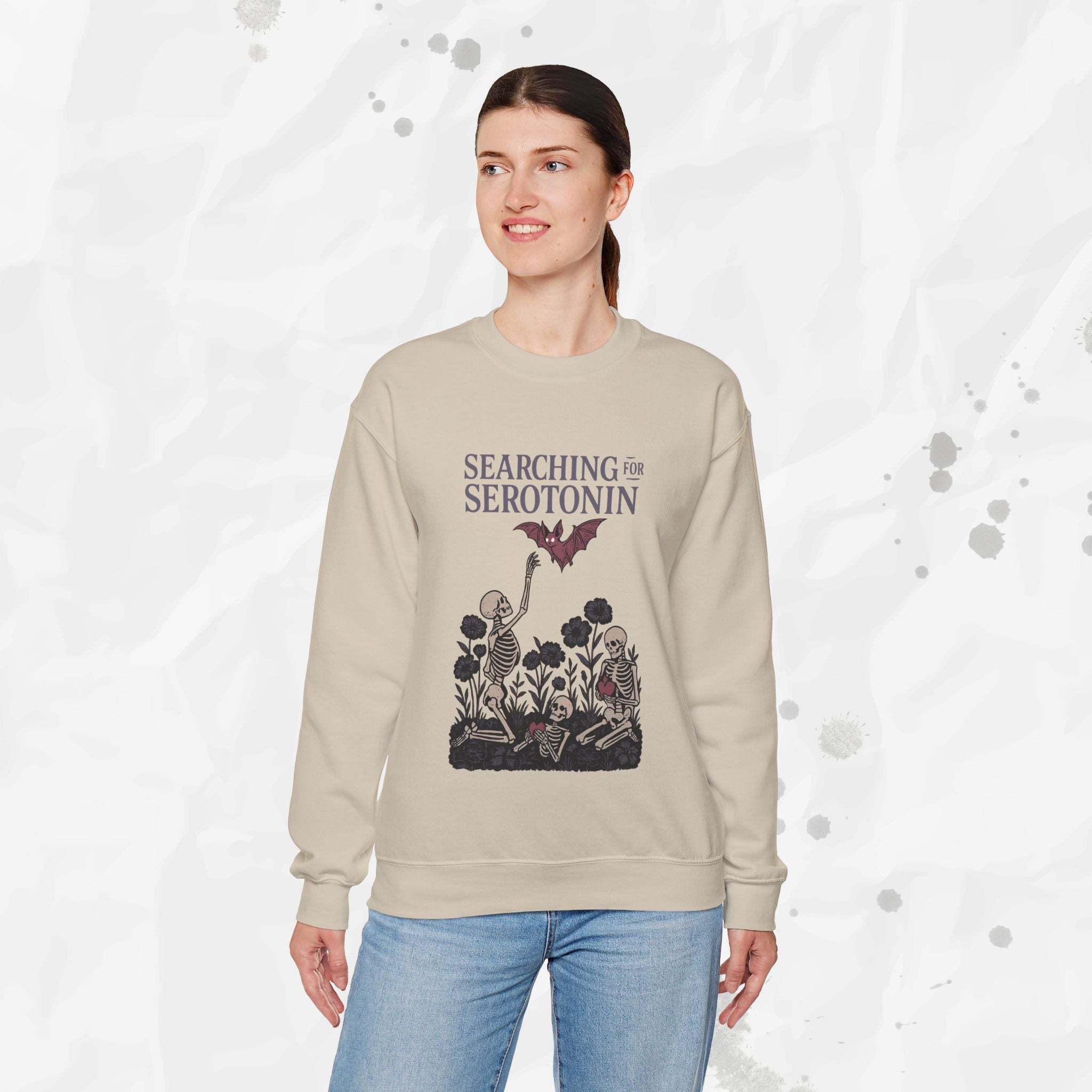 Searching for Serotonin - Crewneck Sweatshirt