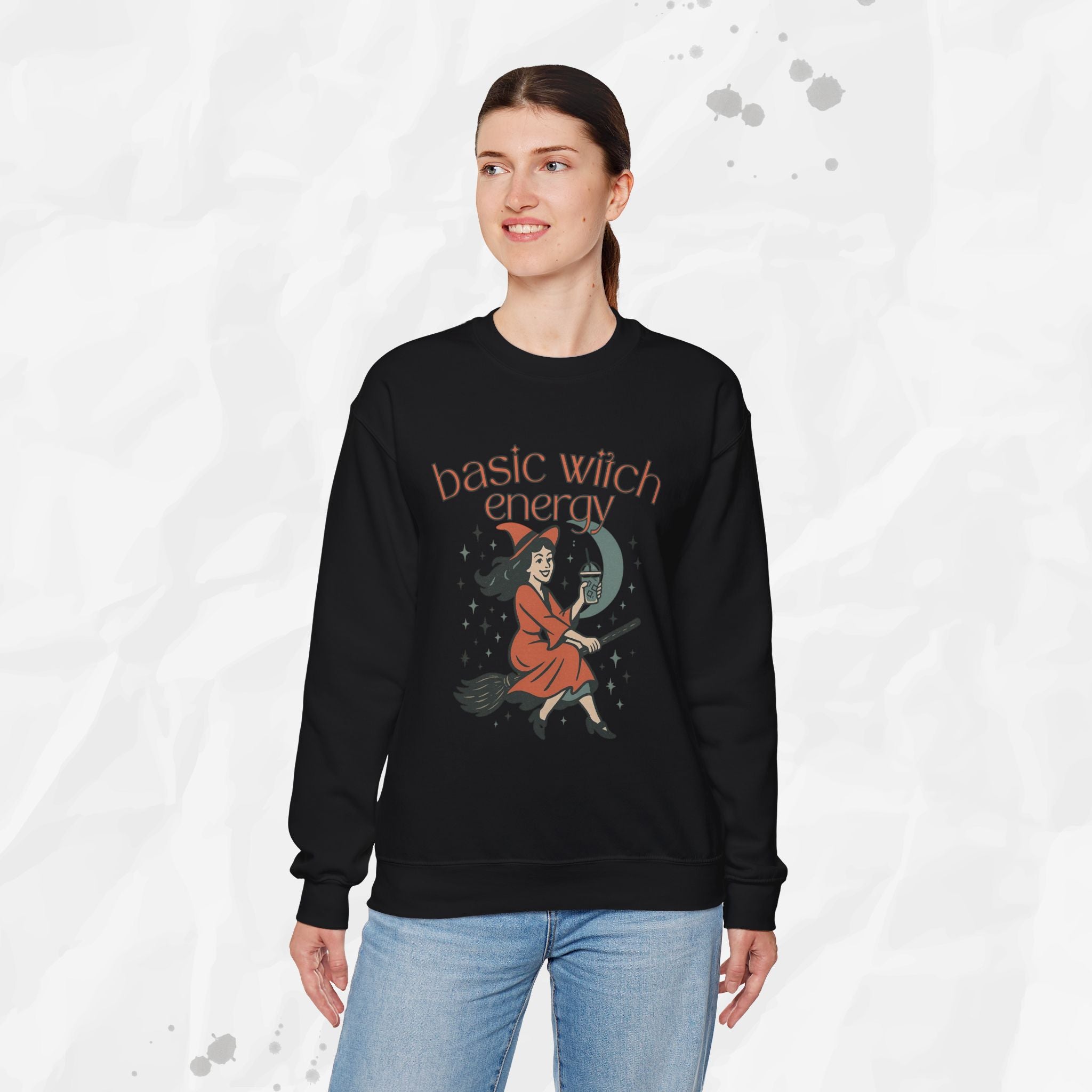 Basic Witch Energy - Crewneck Sweatshirt