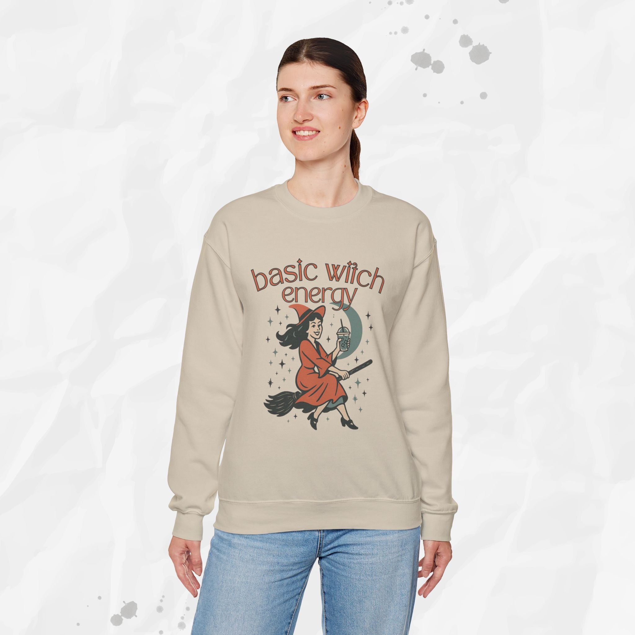 Basic Witch Energy - Crewneck Sweatshirt