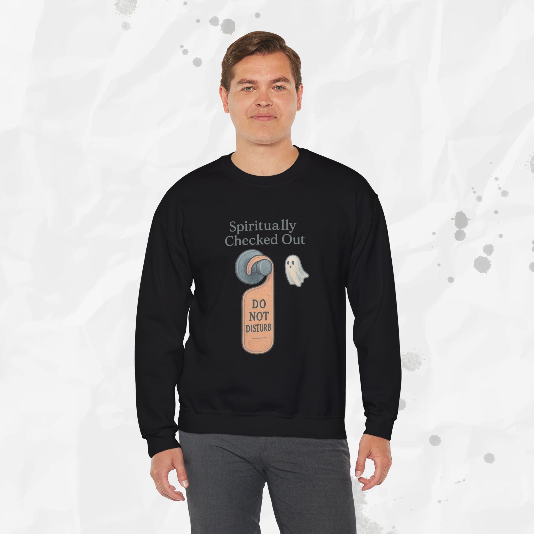 Spiritually Checked Out - Crewneck Sweatshirt