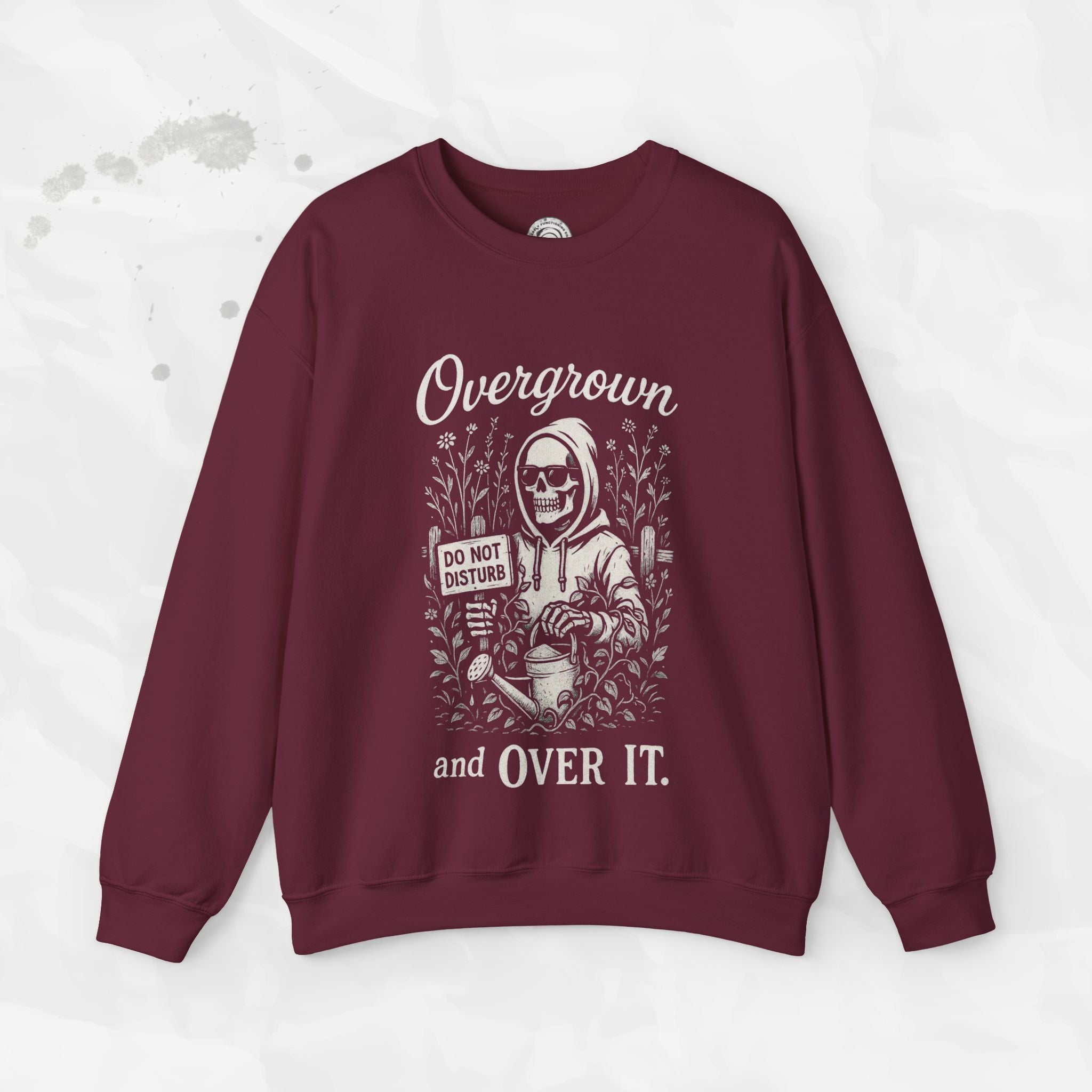 Overgrown and Over It - Crewneck Sweatshirt
