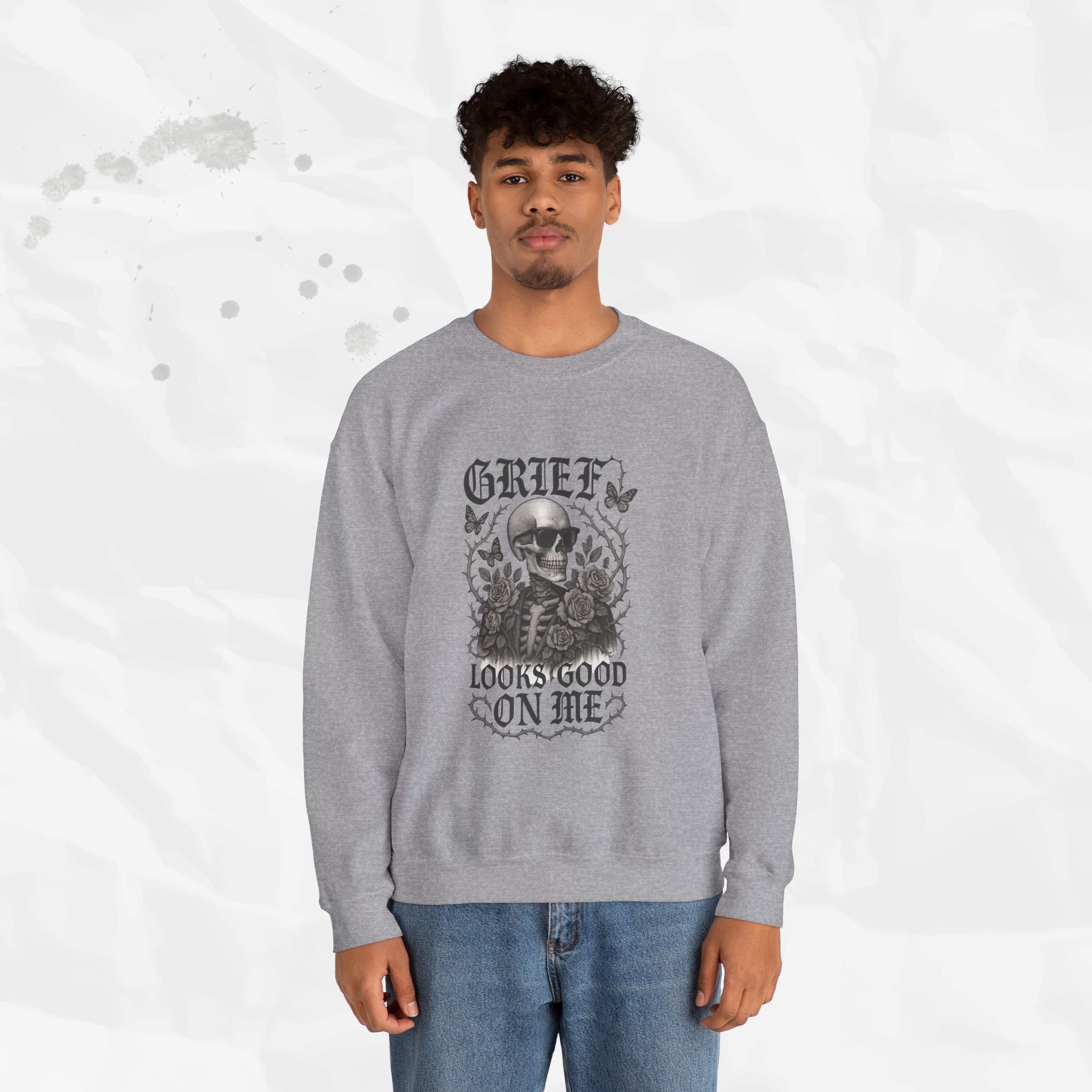 Grief Looks Good on Me - Crewneck Sweatshirt