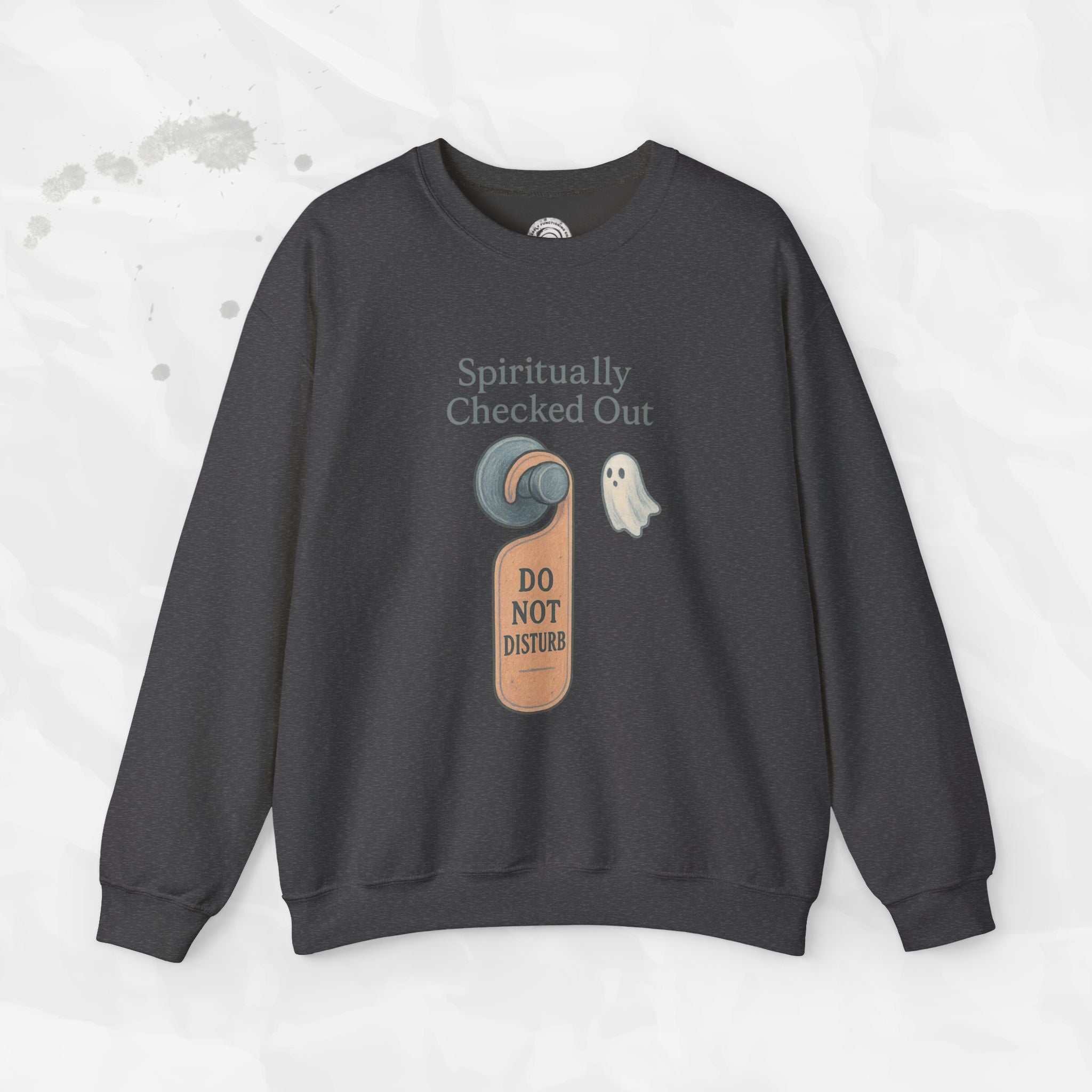 Spiritually Checked Out - Crewneck Sweatshirt