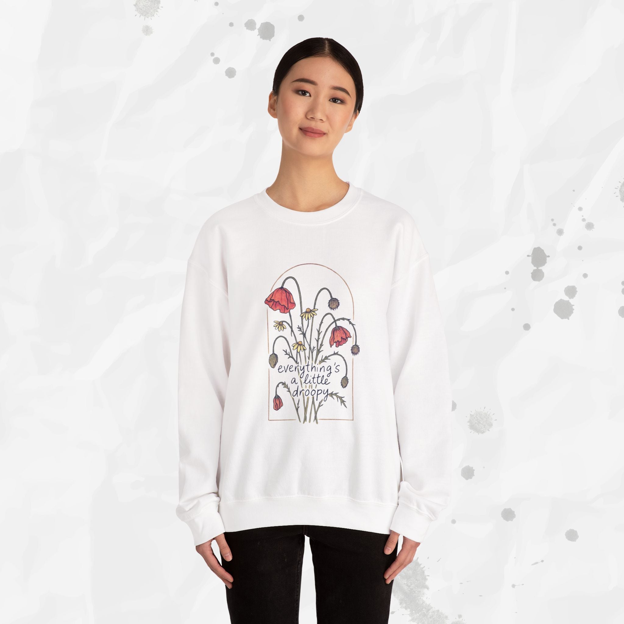 Everythings a Little Droopy - Crewneck Sweatshirt