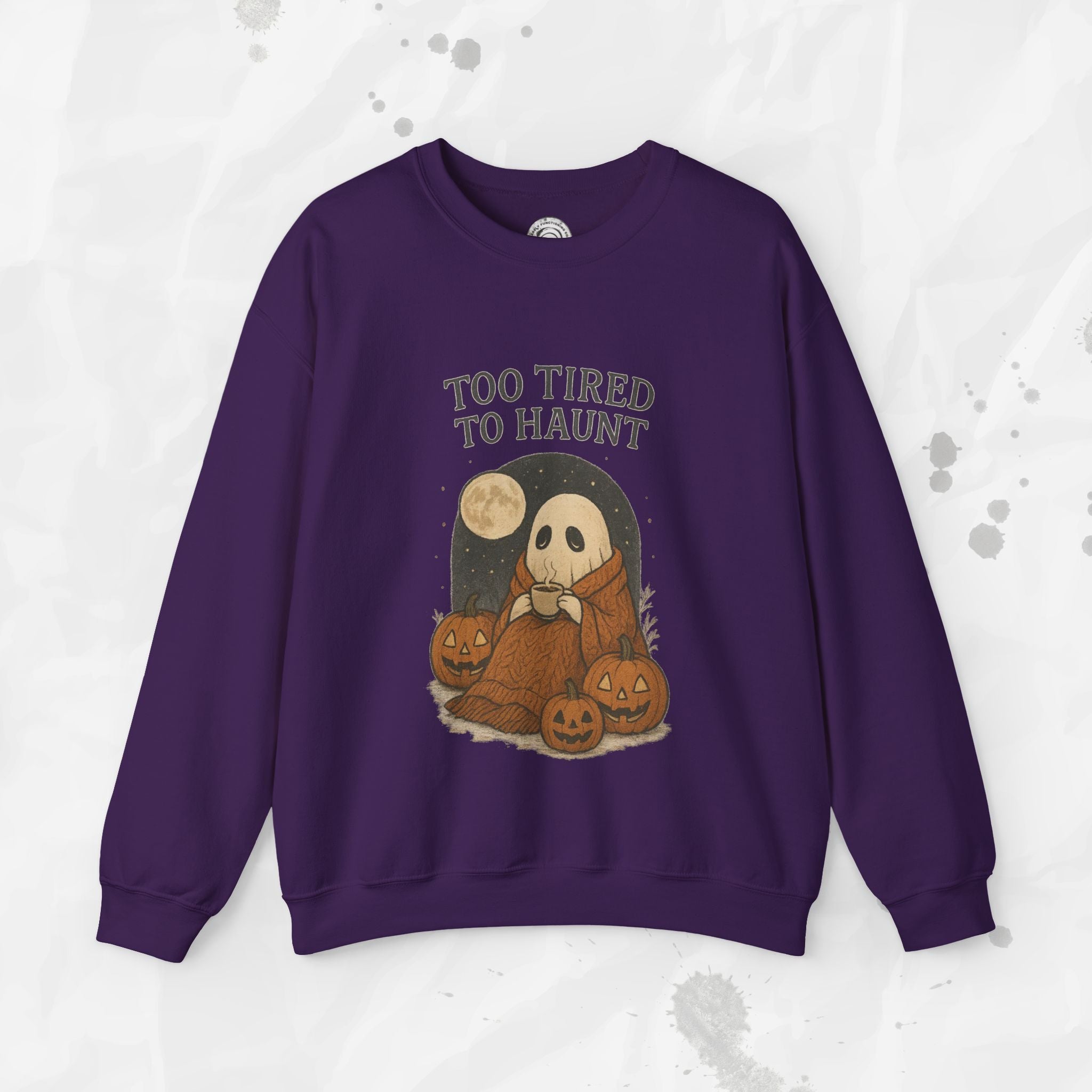 Too Tired to Haunt - Crewneck Sweatshirt