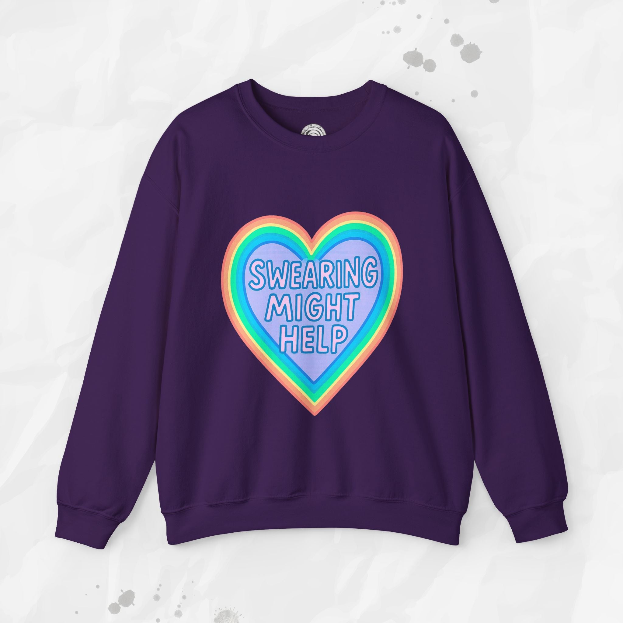 Swearing Might Help – Crewneck Sweatshirt