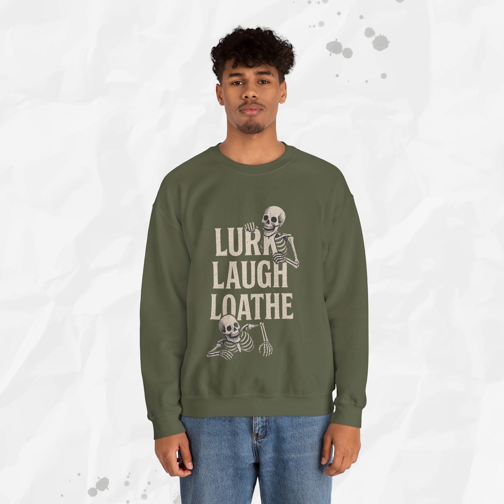 Lurk Laugh Loathe - Crewneck Sweatshirt