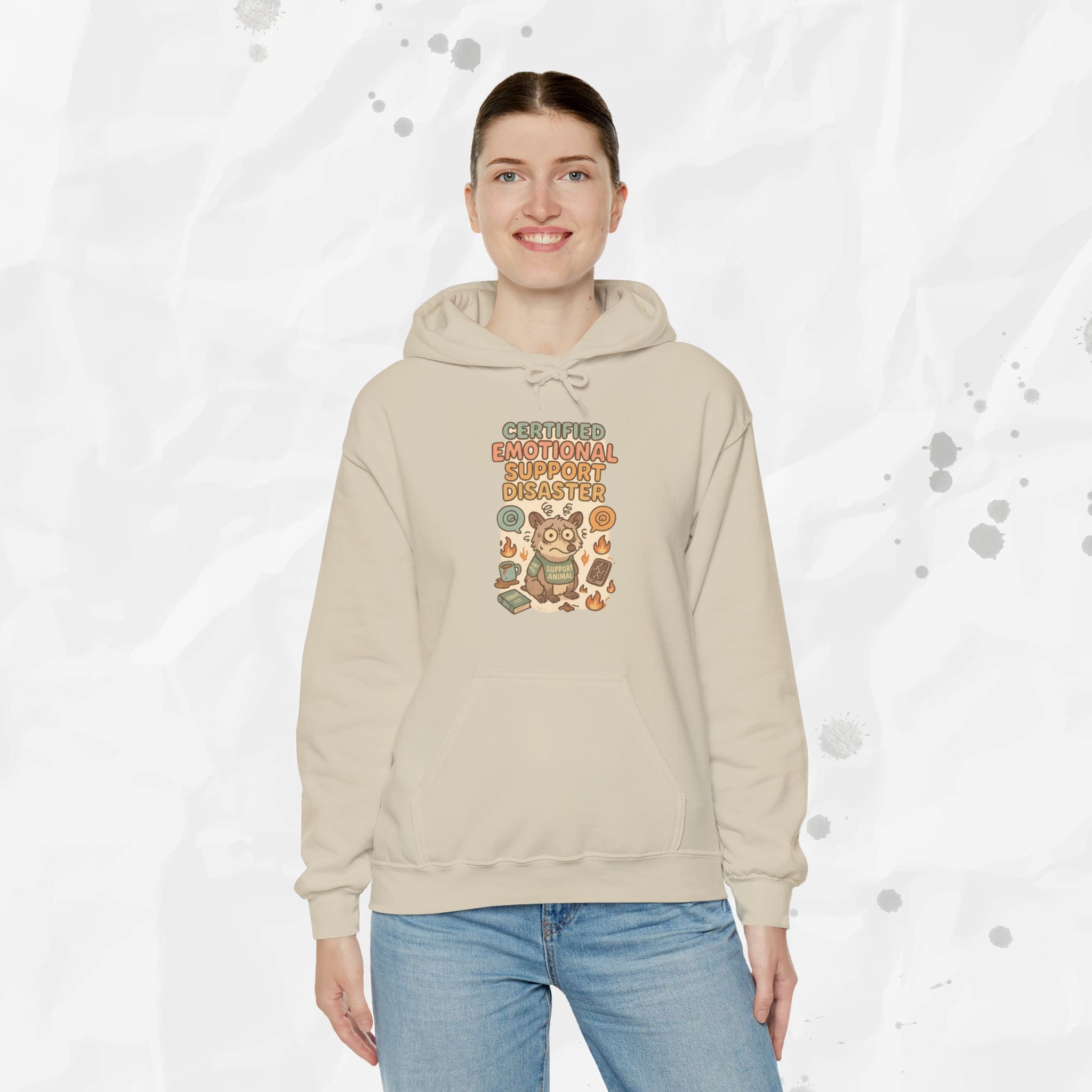 Certified Emotional Support Disaster - Hoodie