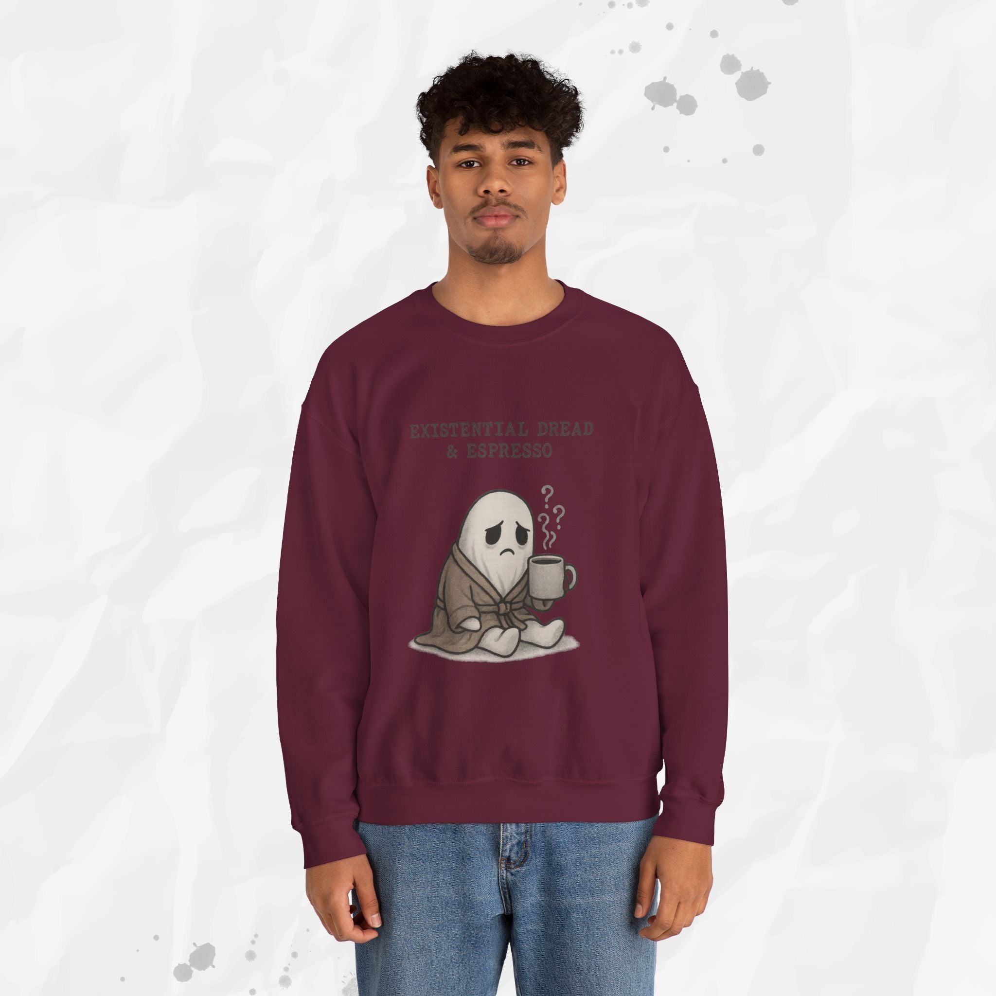 Existential Dread & Espresso - Crewneck Sweatshirt