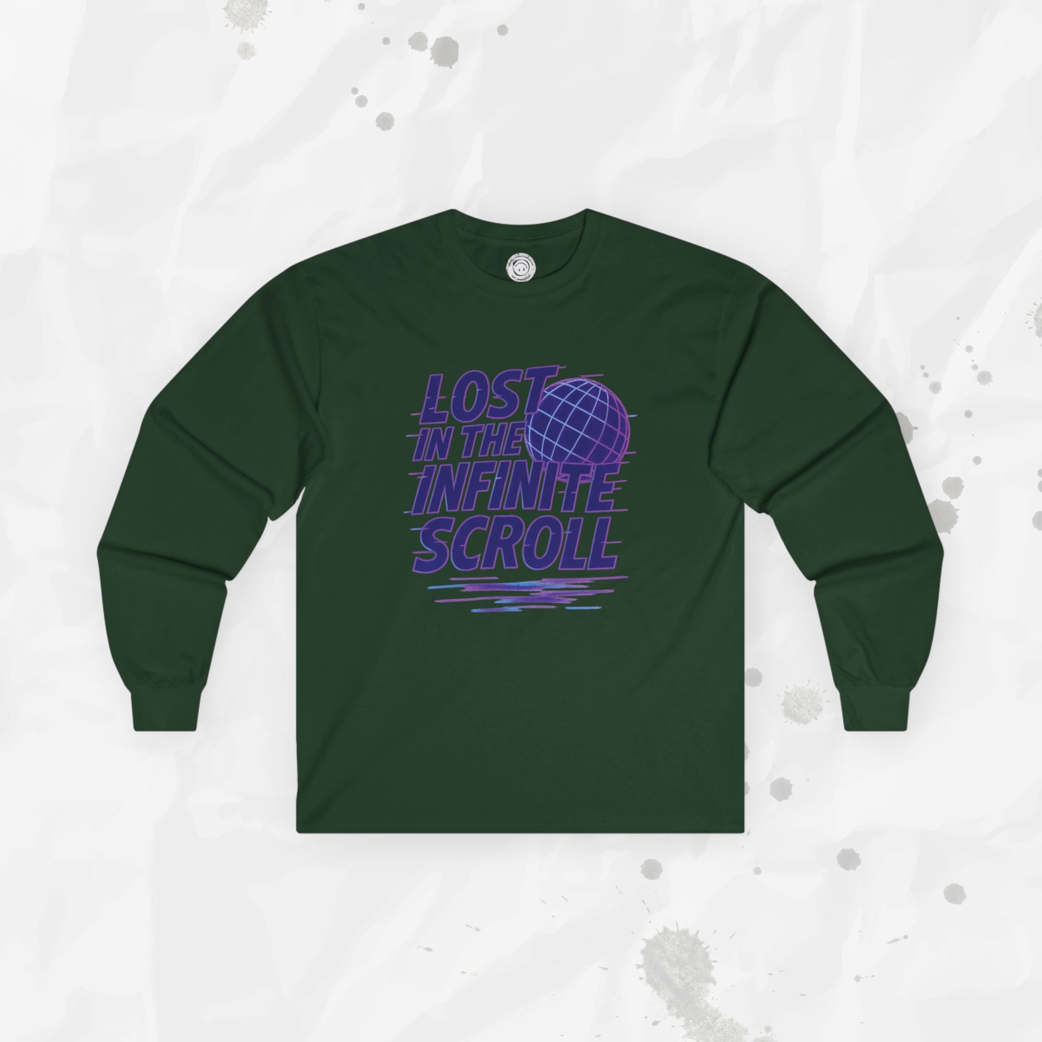 Lost in the Infinite Scroll - Long Sleeve T-Shirt