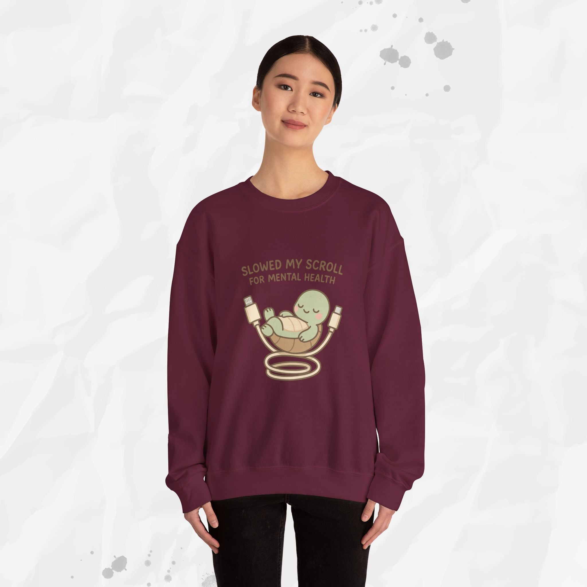 Slowed My Scroll - Crewneck Sweatshirt