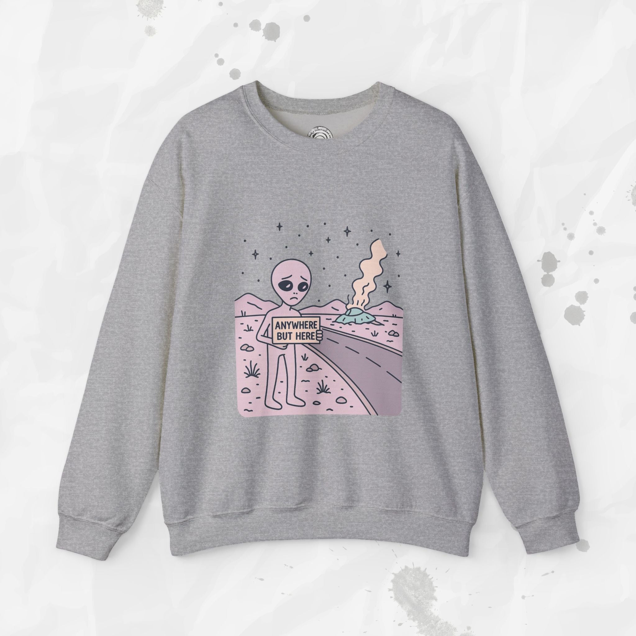 Anywhere But Here - Crewneck Sweatshirt