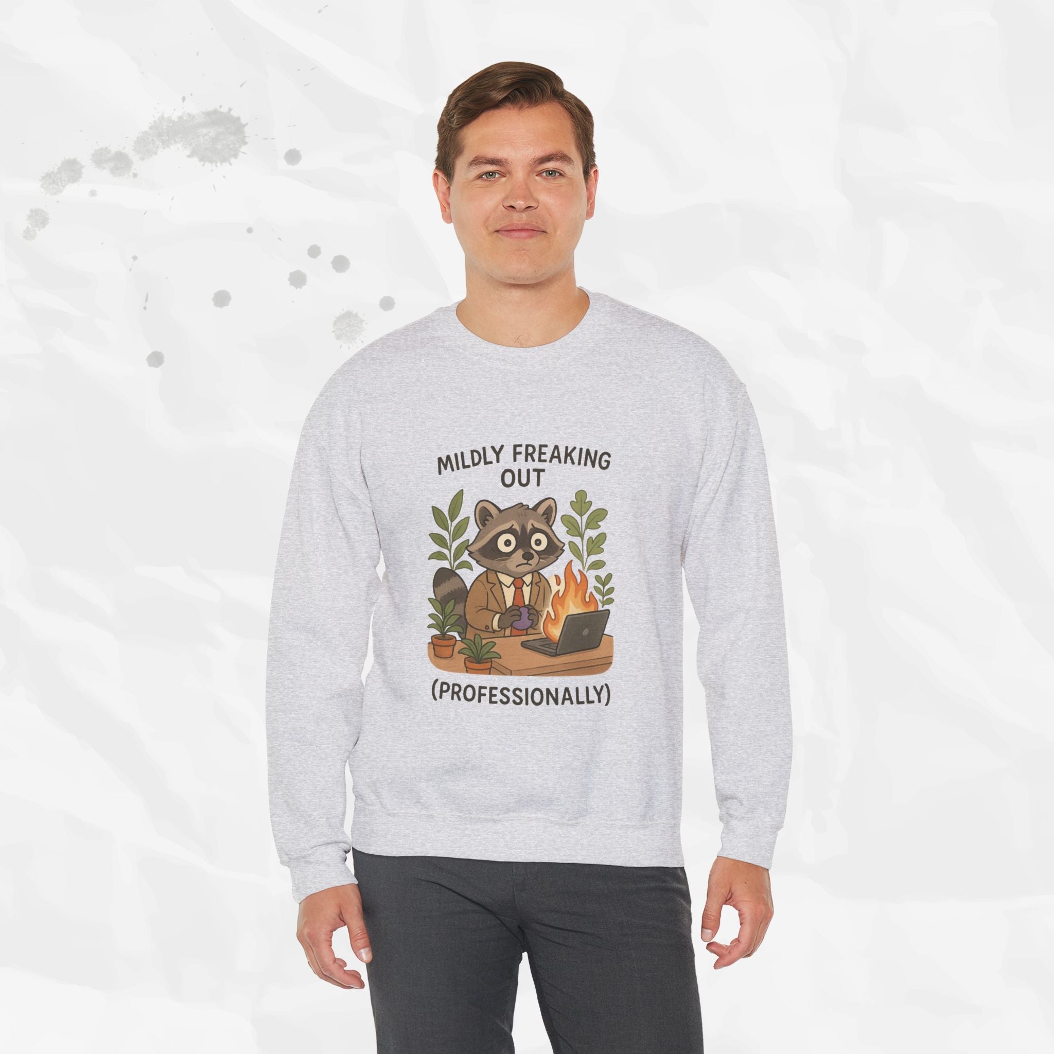Mildly Freaking Out (Professionally) - Crewneck Sweatshirt