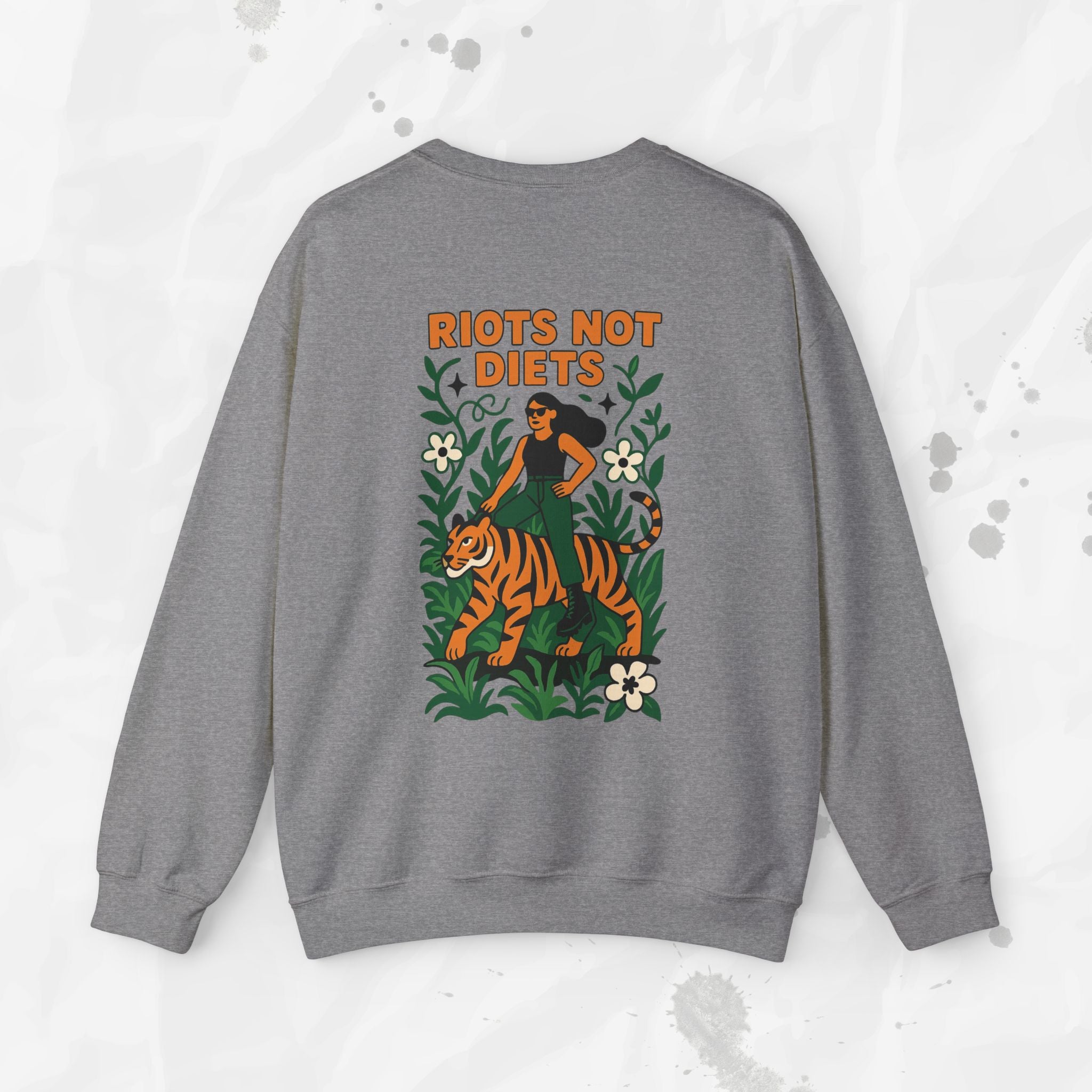 Riots Not Diets - Crewneck Sweatshirt