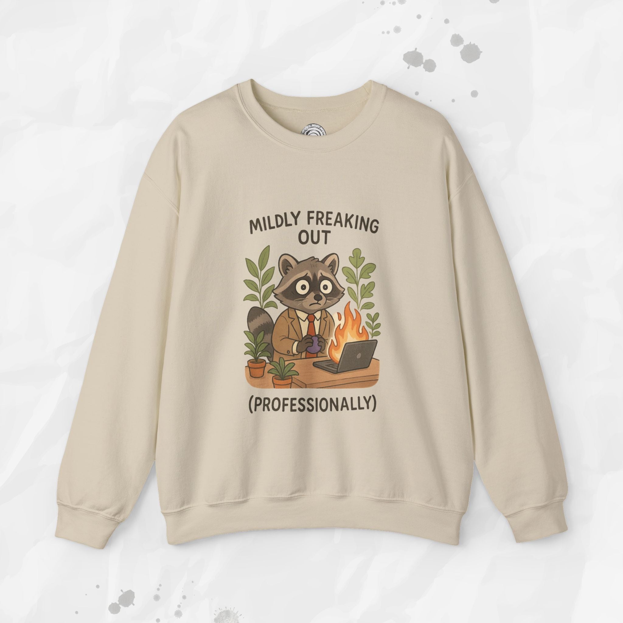 Mildly Freaking Out (Professionally) - Crewneck Sweatshirt