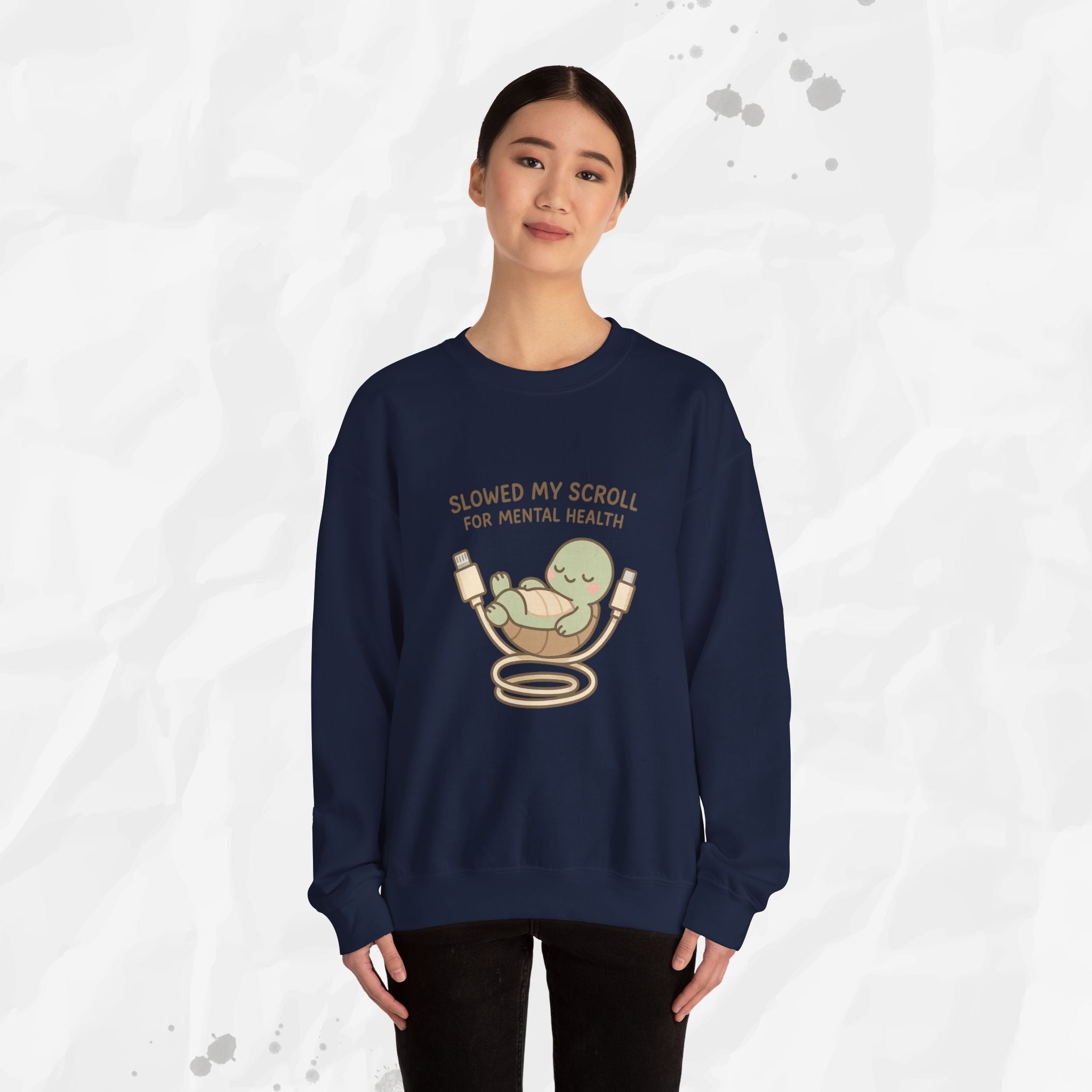 Slowed My Scroll - Crewneck Sweatshirt