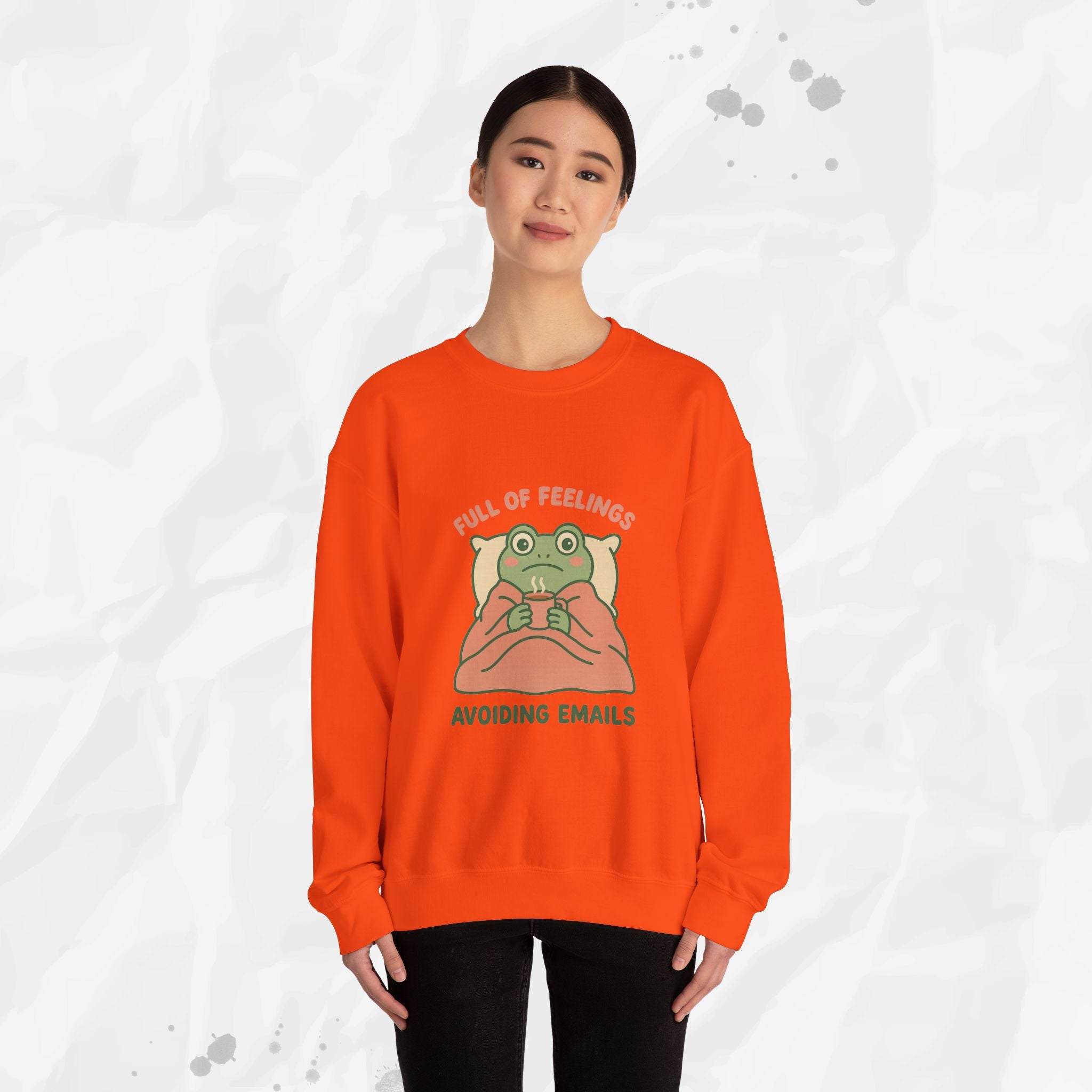 Full of Feelings Avoiding Emails - Crewneck Sweatshirt