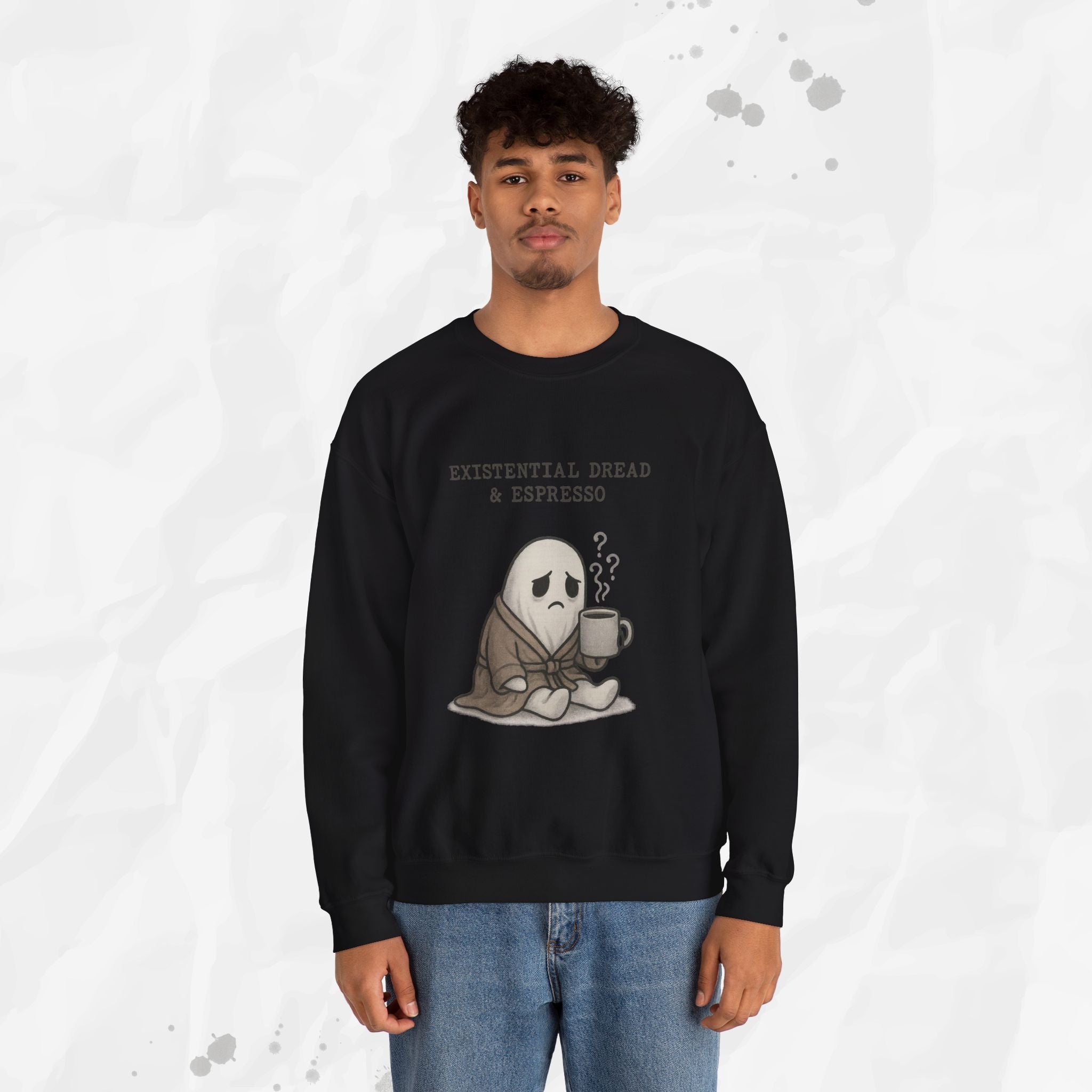 Existential Dread & Espresso - Crewneck Sweatshirt