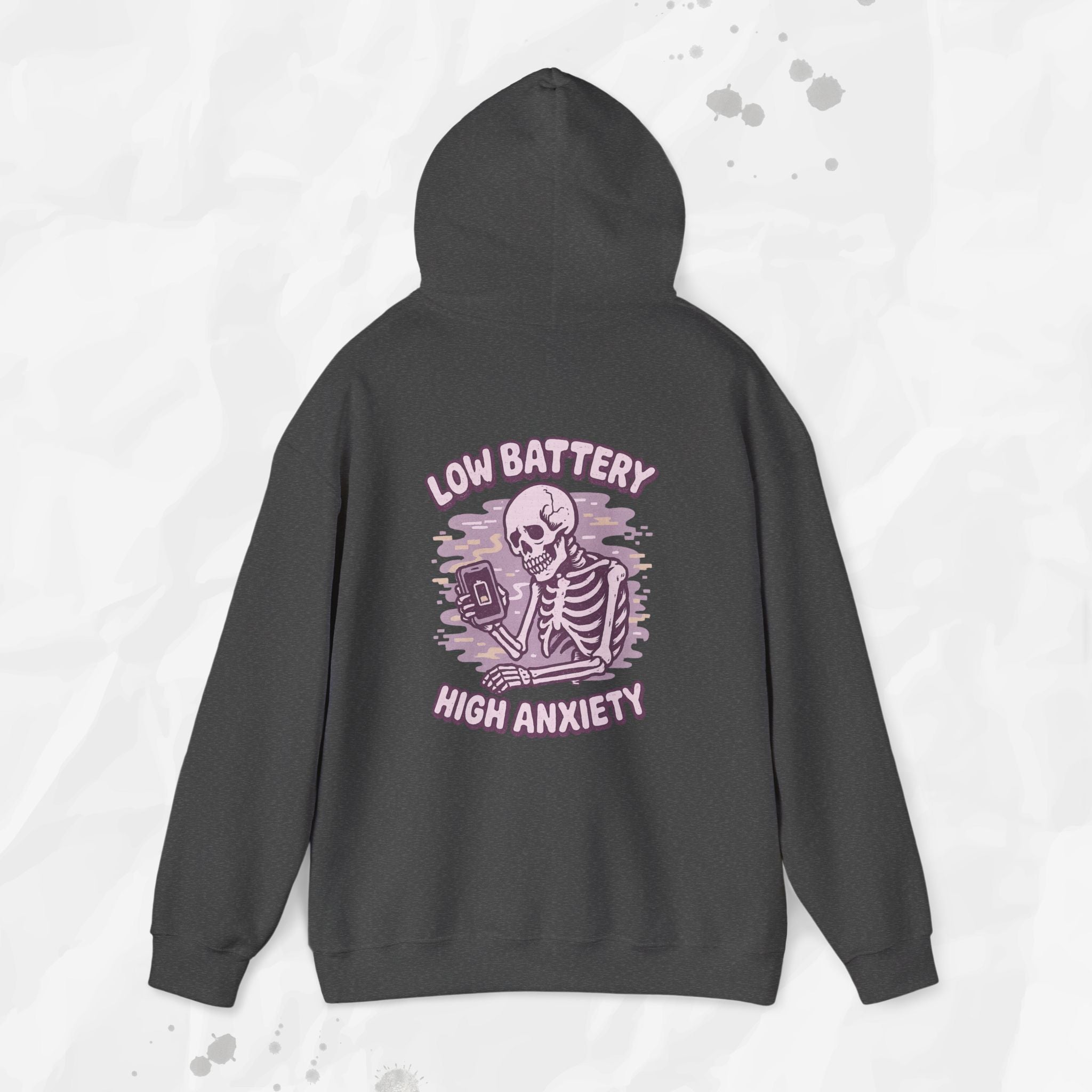 Low Battery, High Anxiety - Hoodie