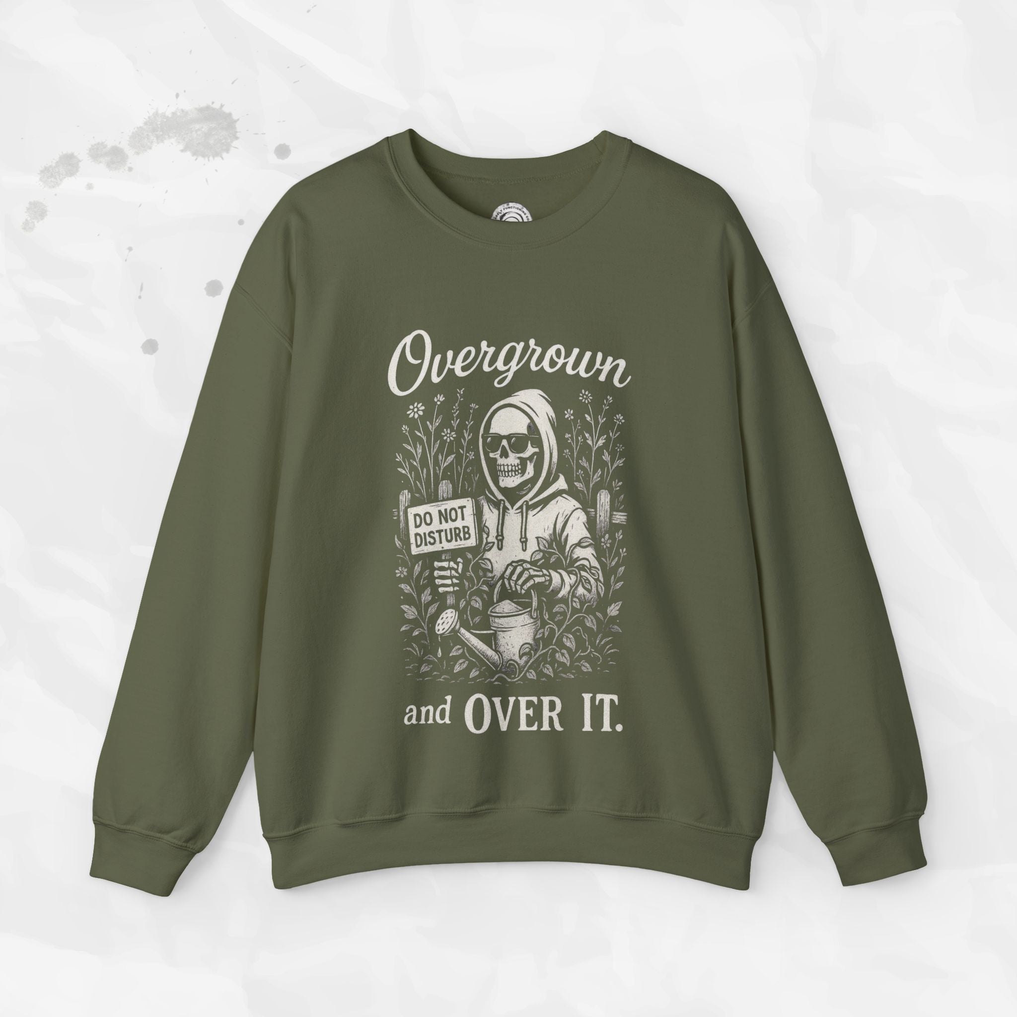 Overgrown and Over It - Crewneck Sweatshirt