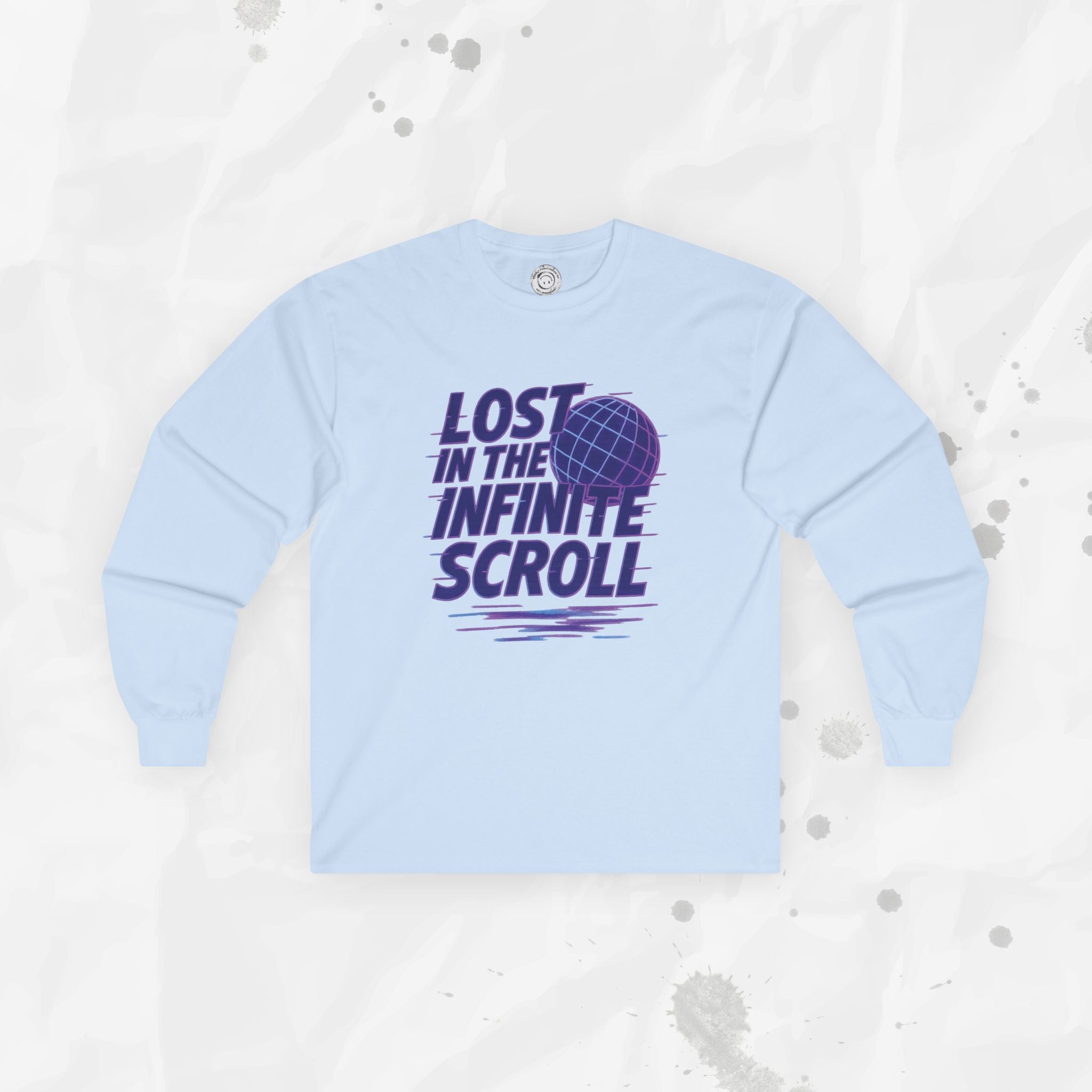 Lost in the Infinite Scroll - Long Sleeve T-Shirt