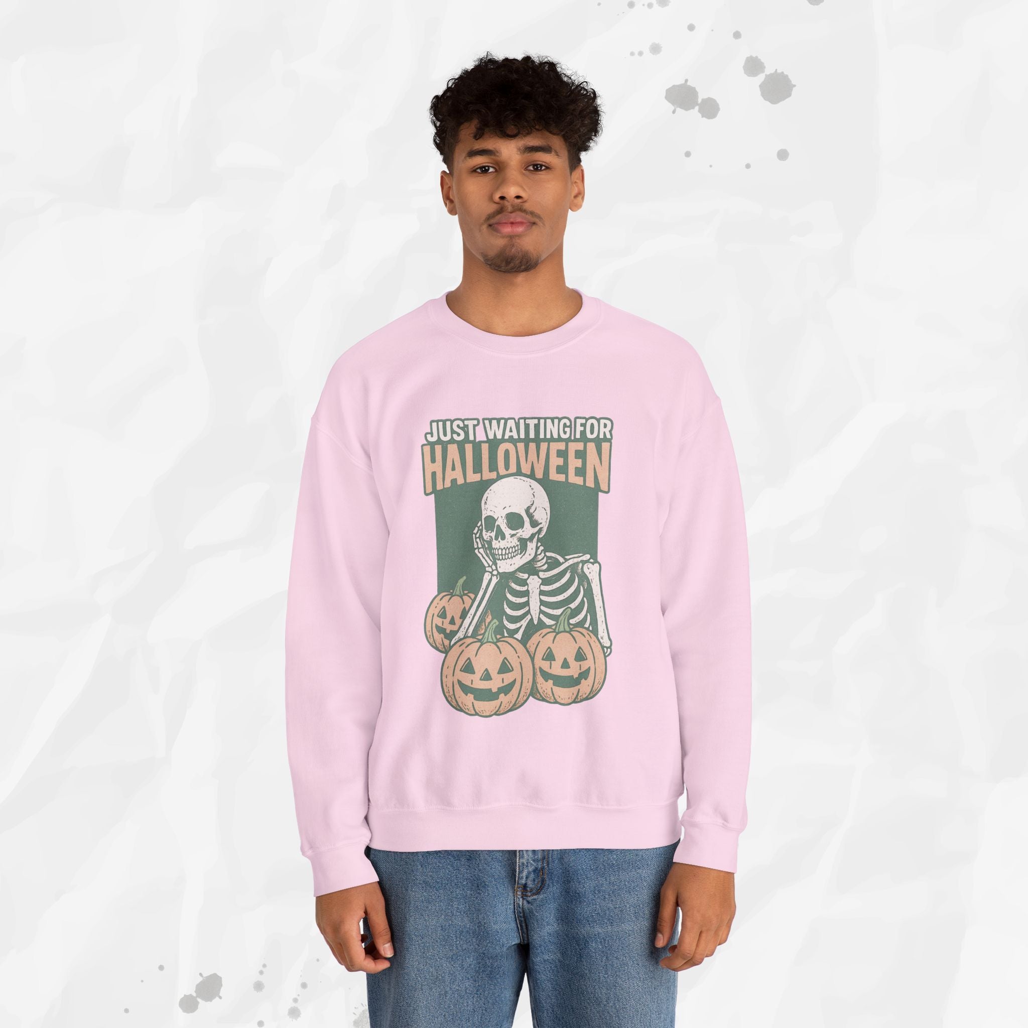 Just Waiting For Halloween - Crewneck Sweatshirt