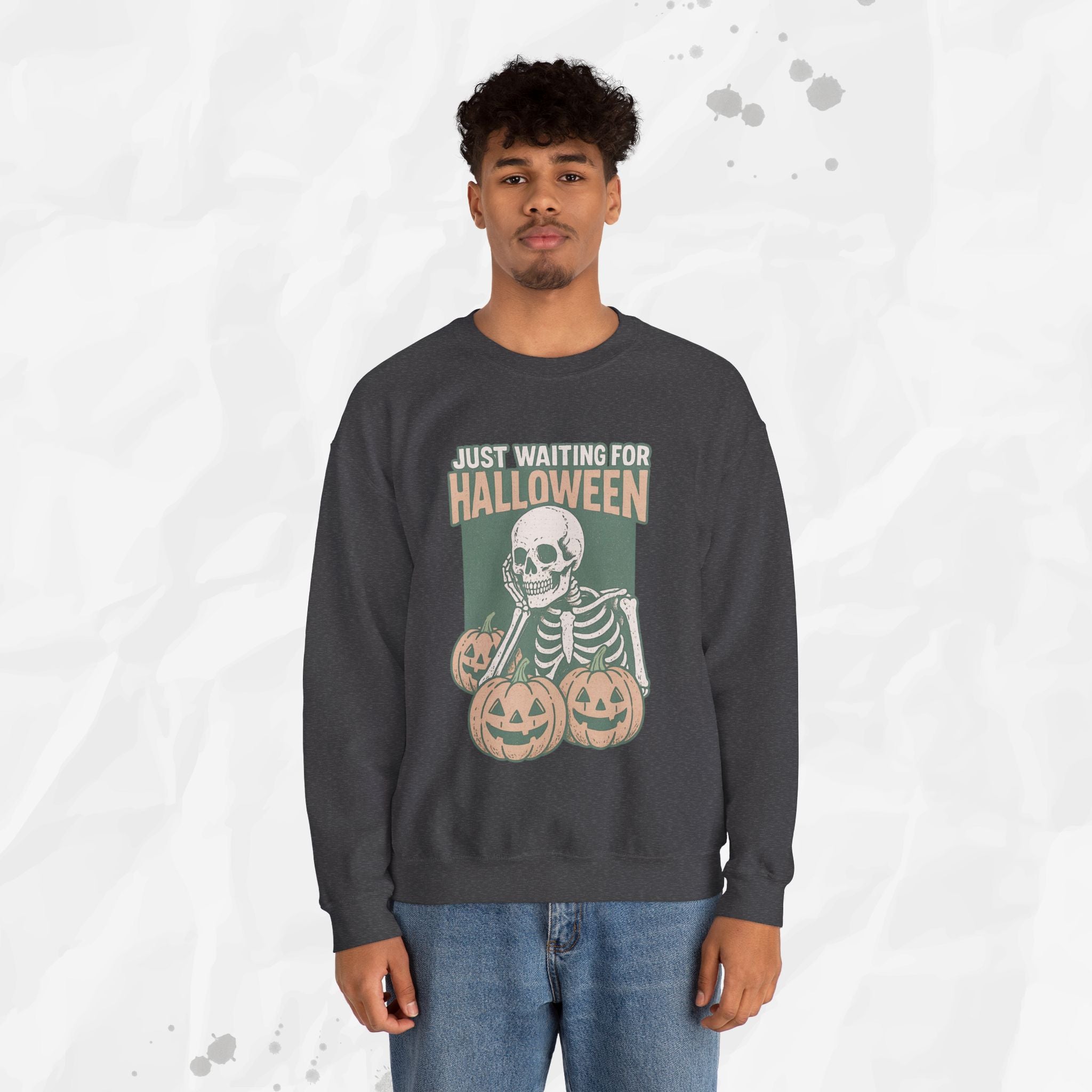 Just Waiting For Halloween - Crewneck Sweatshirt
