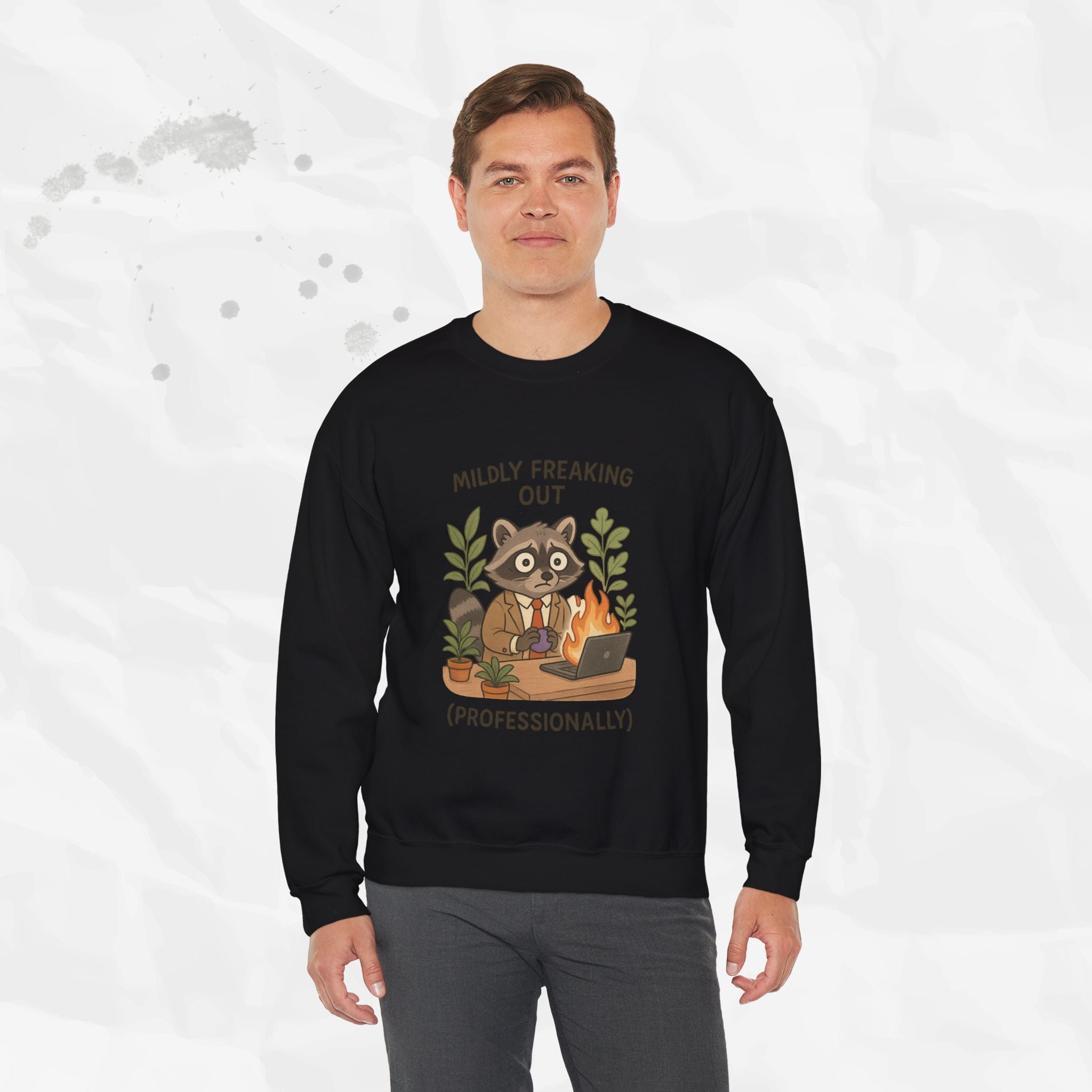 Mildly Freaking Out (Professionally) - Crewneck Sweatshirt