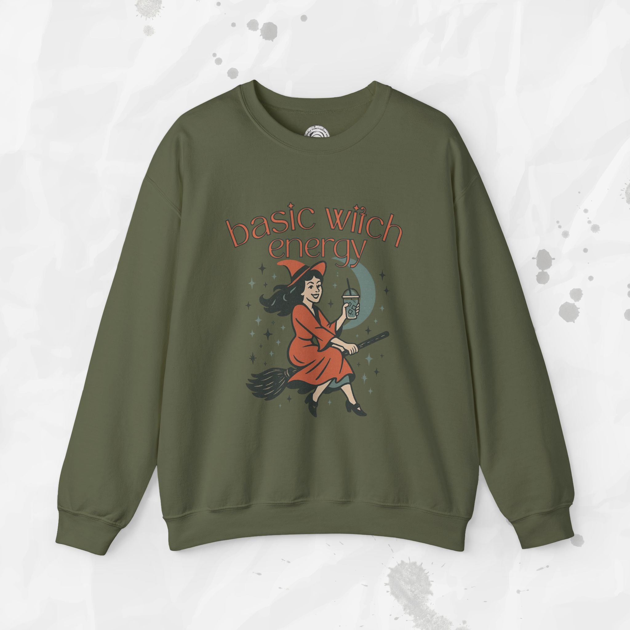 Basic Witch Energy - Crewneck Sweatshirt